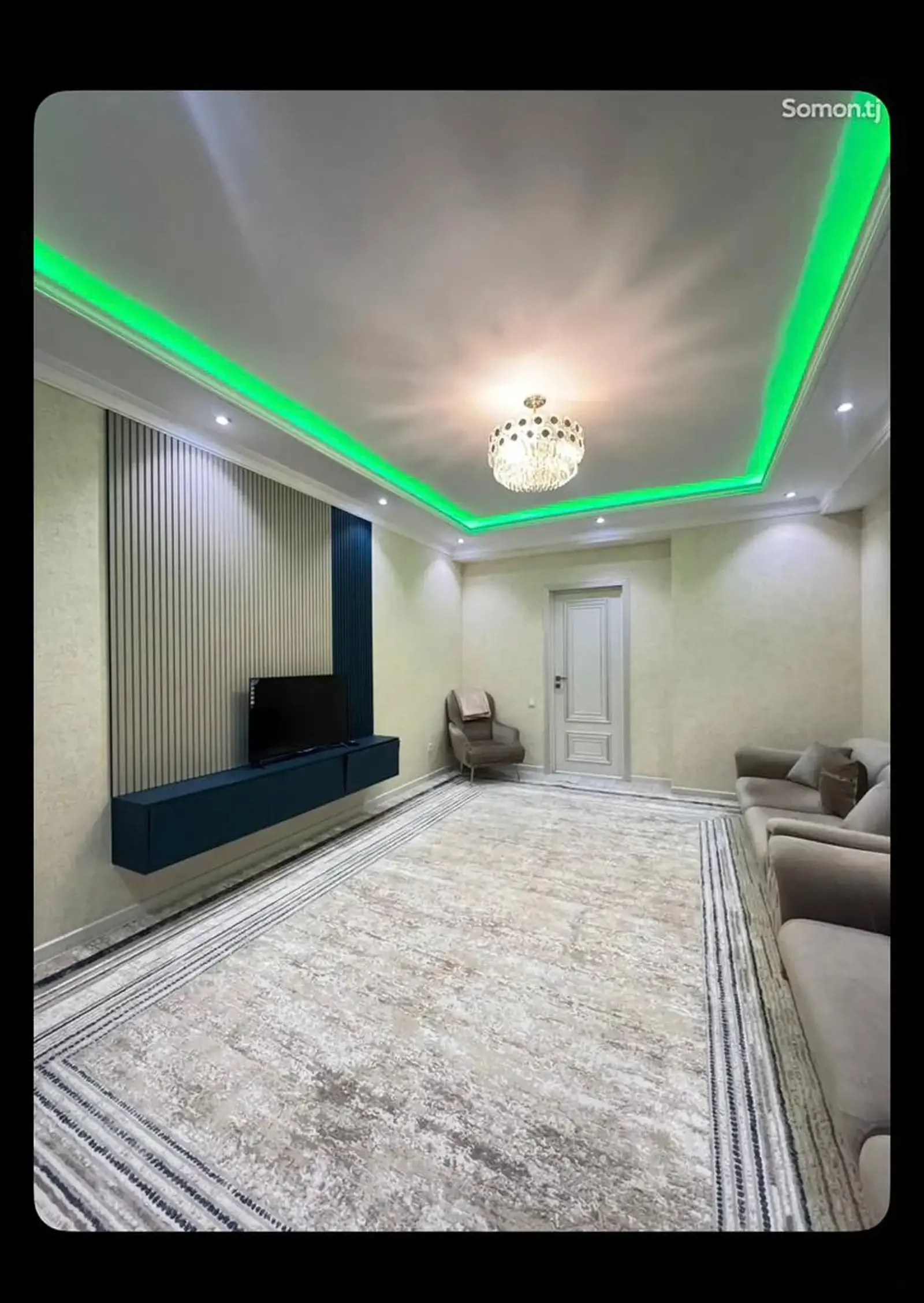 2-комн. квартира, 16 этаж, 105м², Сомони — фото 2