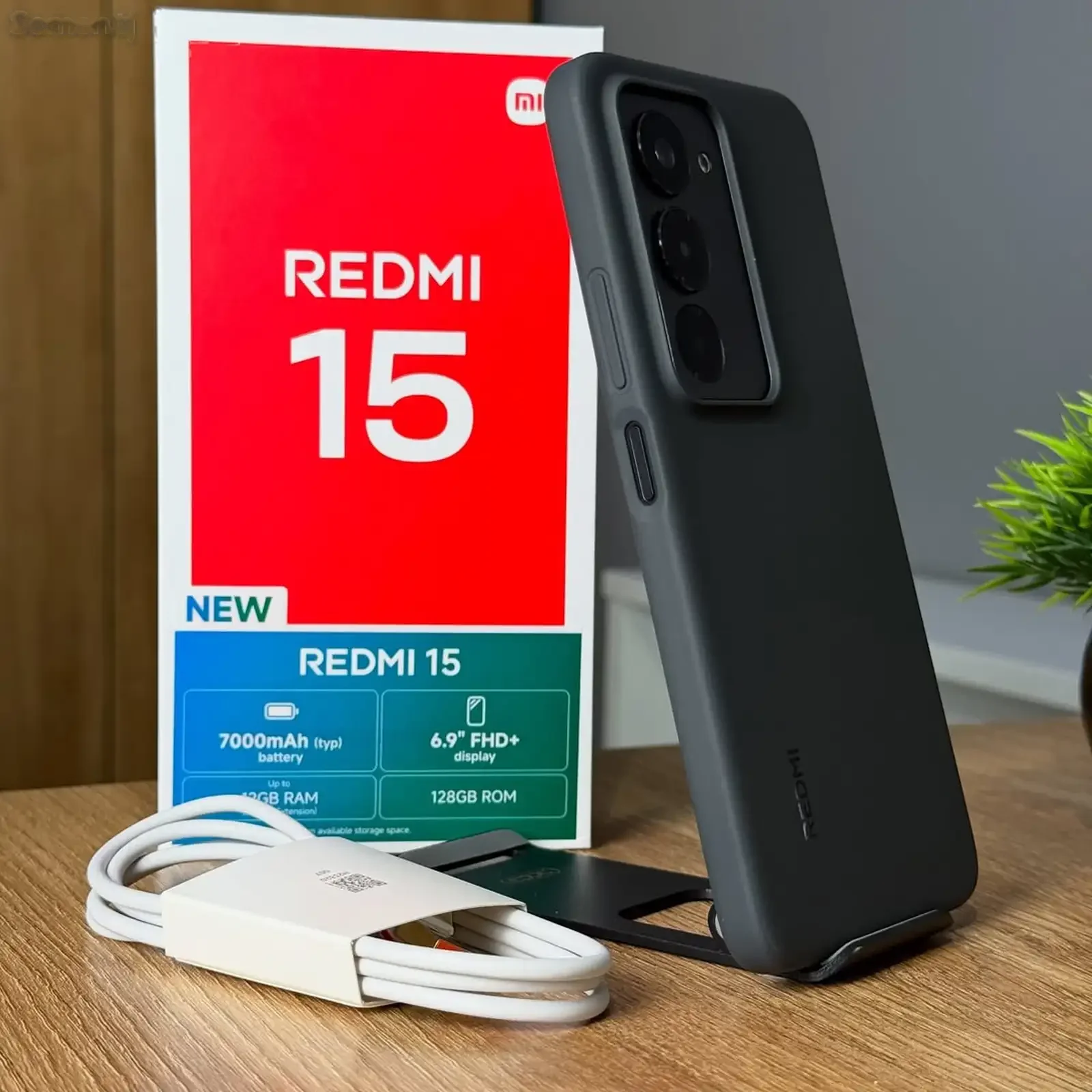 Xiaomi Redmi 15 12/128Gb Black 7000Мач