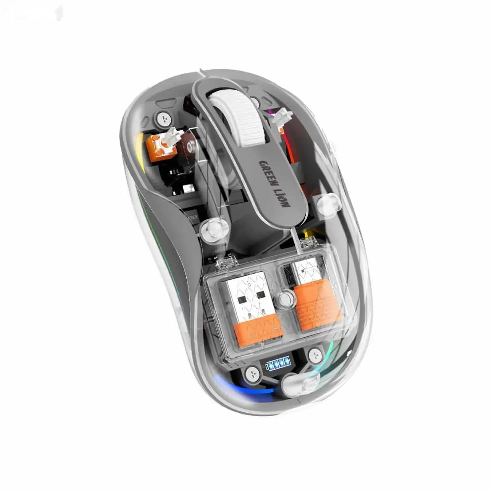 Мышь Green Lion Wireless Turtle Mouse 2400DPI черный — фото 2
