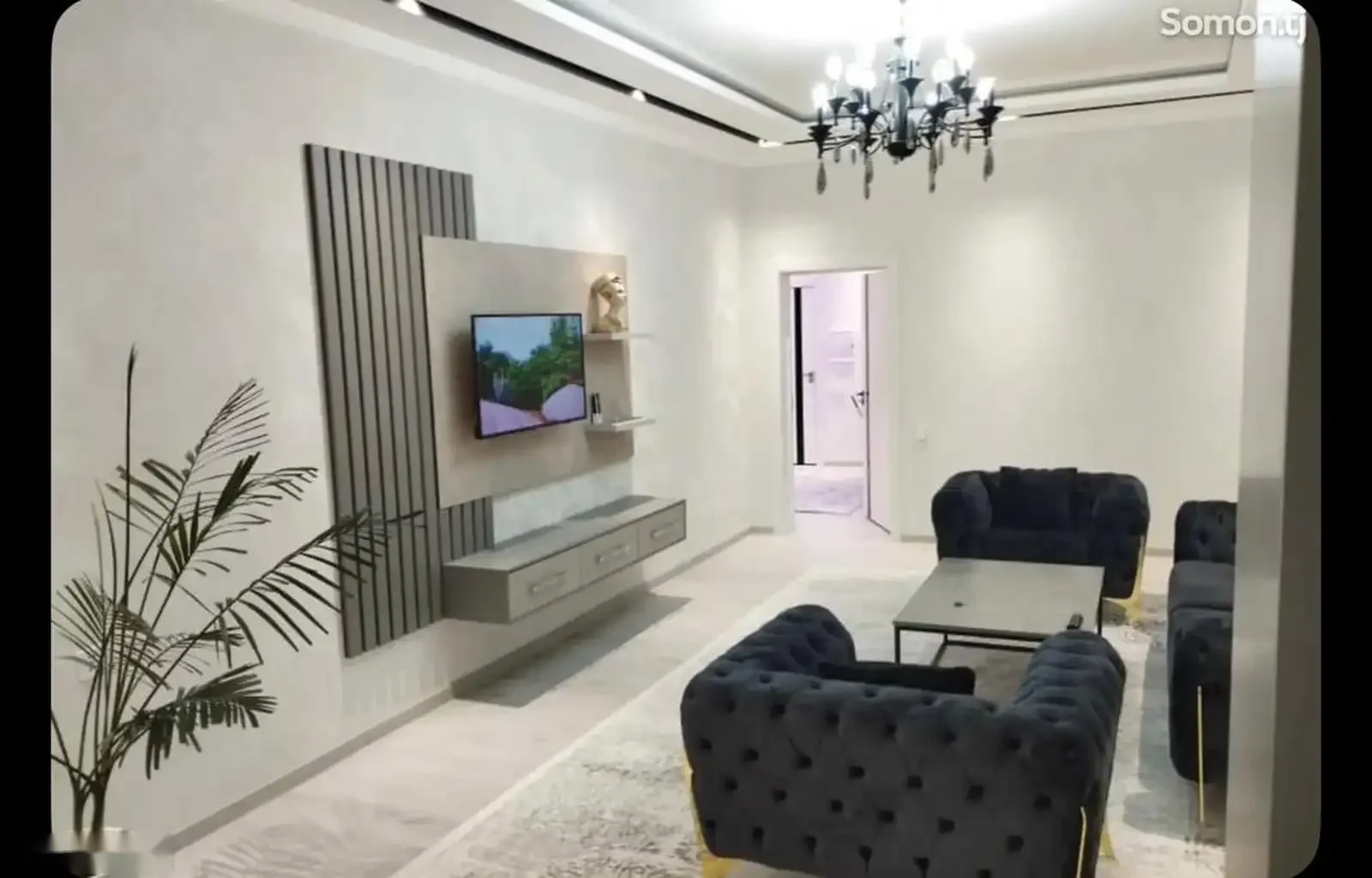 2-комн. квартира, 9 этаж, 80м², Сомони — фото 7