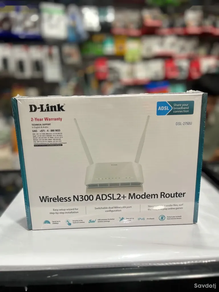 Роутер Dlink ADSL2 2750U кабельный Оригинал