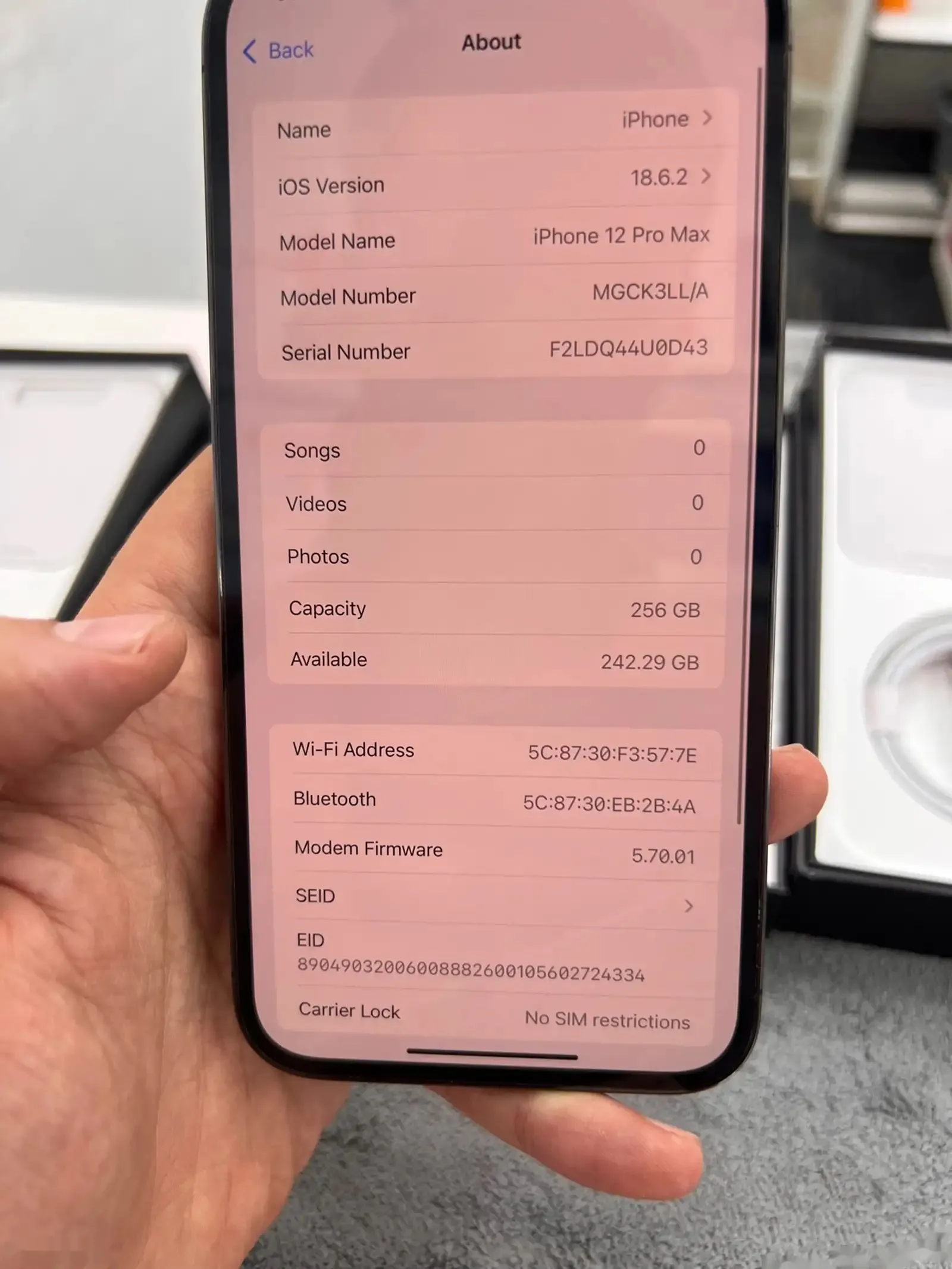 Apple iPhone 12 Pro Max, 128 gb, Pacific Blue