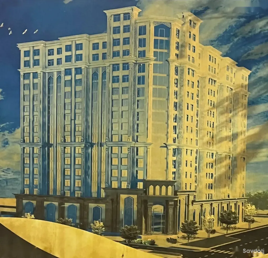2-комн. квартира, 15 этаж, 61 м², Фирдавси