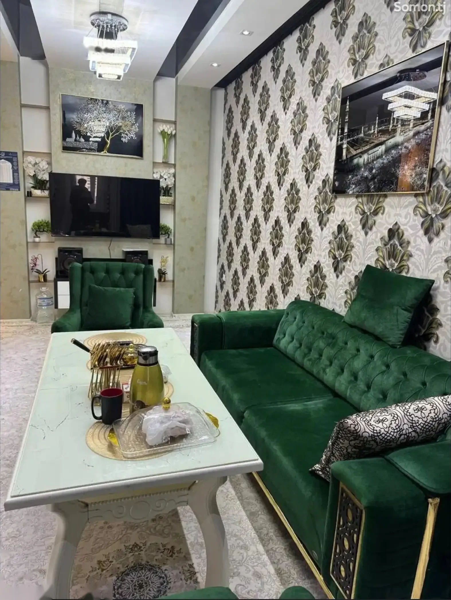 2-комн. квартира, 12 этаж, 65м², И Сомони Вефа центр