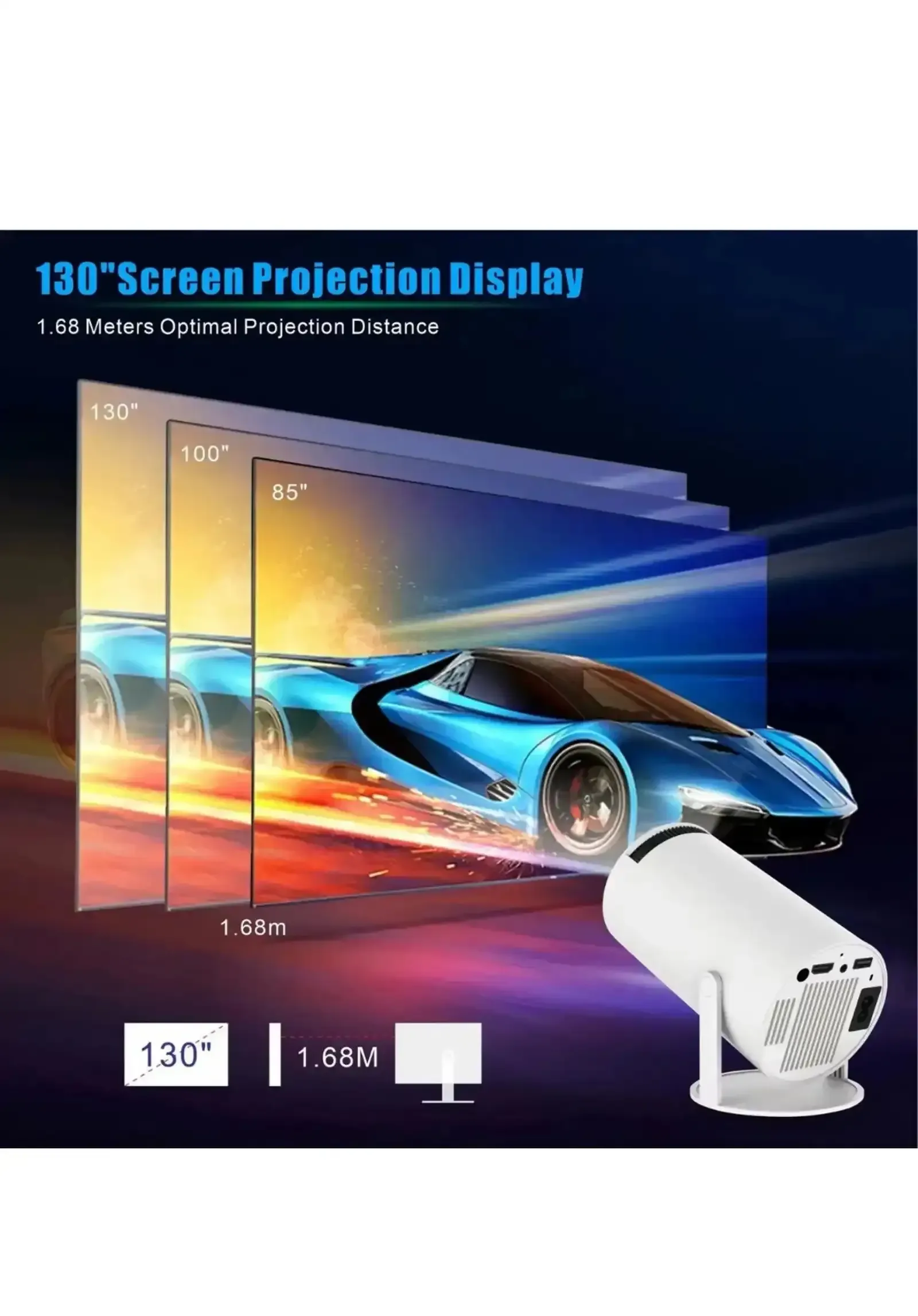 Портативный проектор и игровая приставка M300 Max