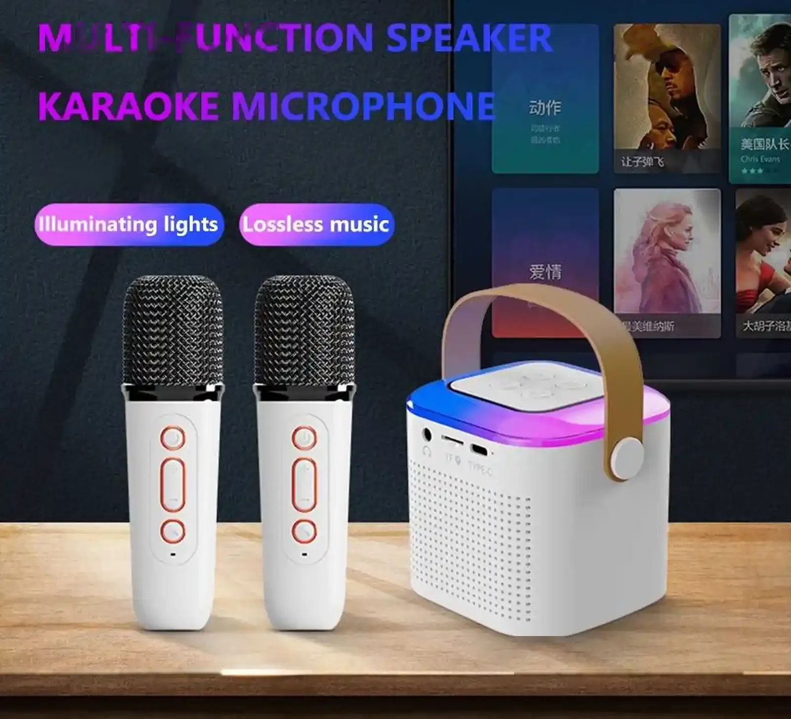 Караоке микрофон и Колонка Wireless karaoke Y1