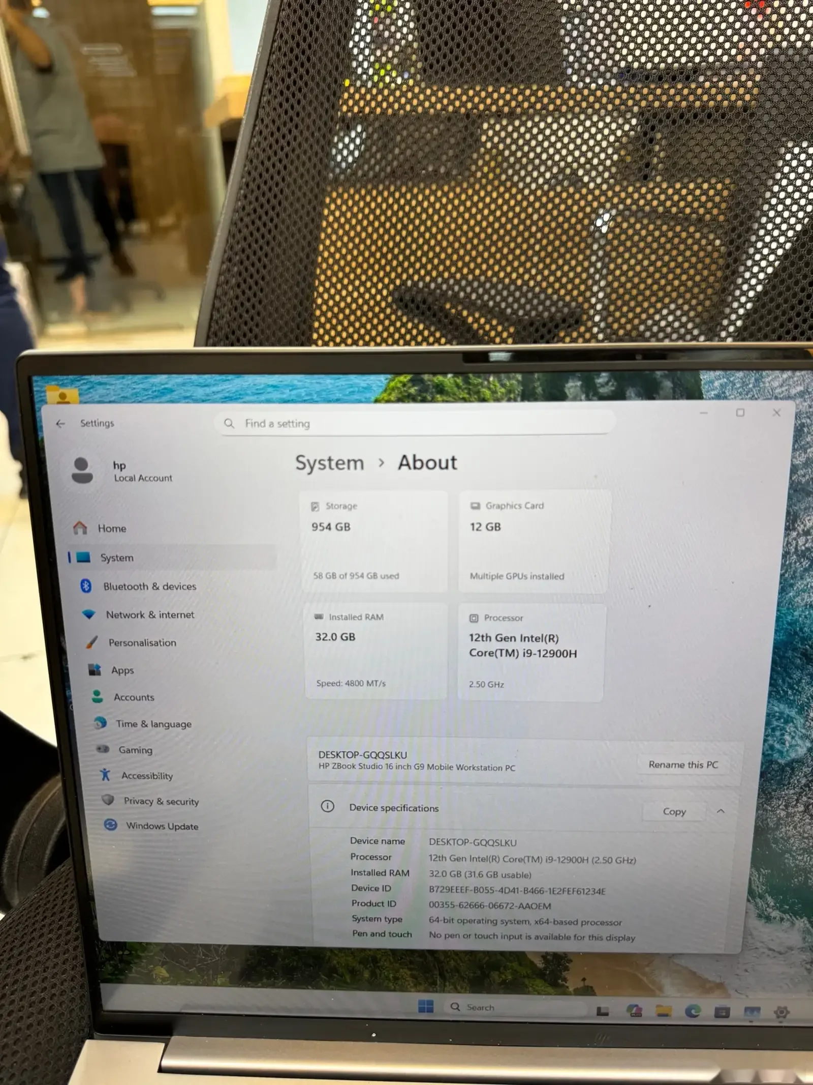 Ноутбук HP ZBook Studio 16 G9 Workstation — фото 3