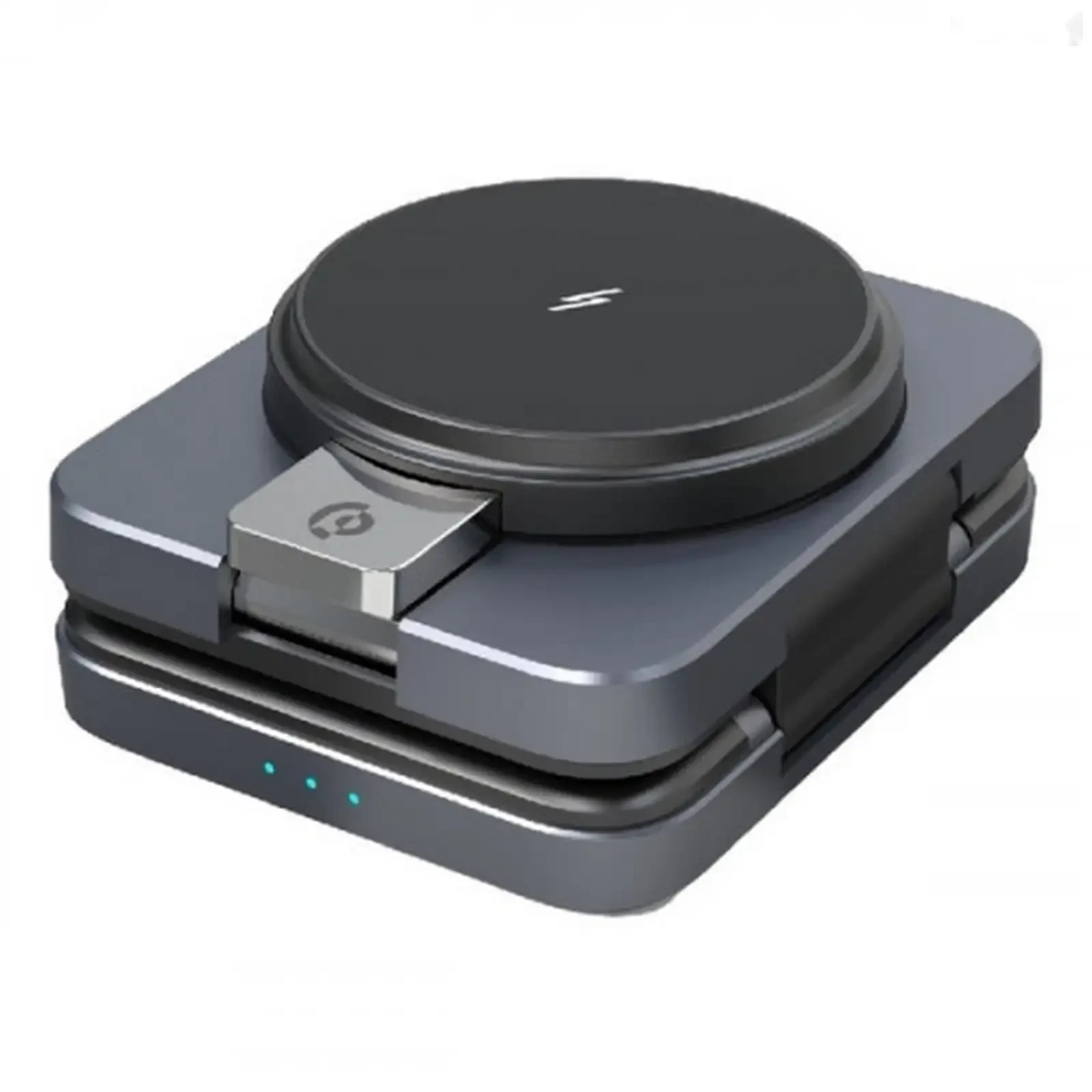 Зарядная станция Powerology Qi2-15W Magsafe iPH15 Multi-Device — фото 3