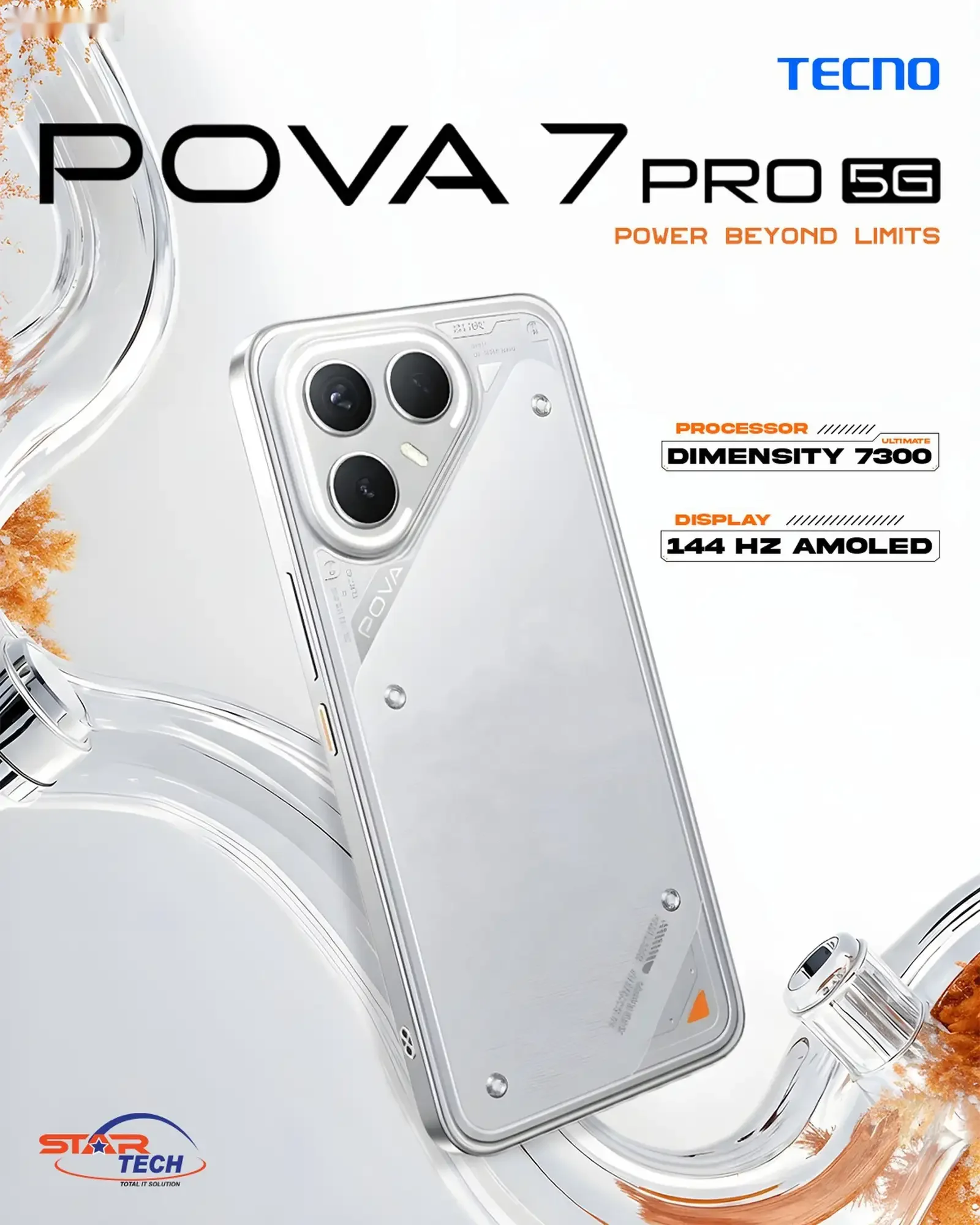 Tecno Pova 7 Pro 5G 8+8/16/256GB Global Version — фото 3
