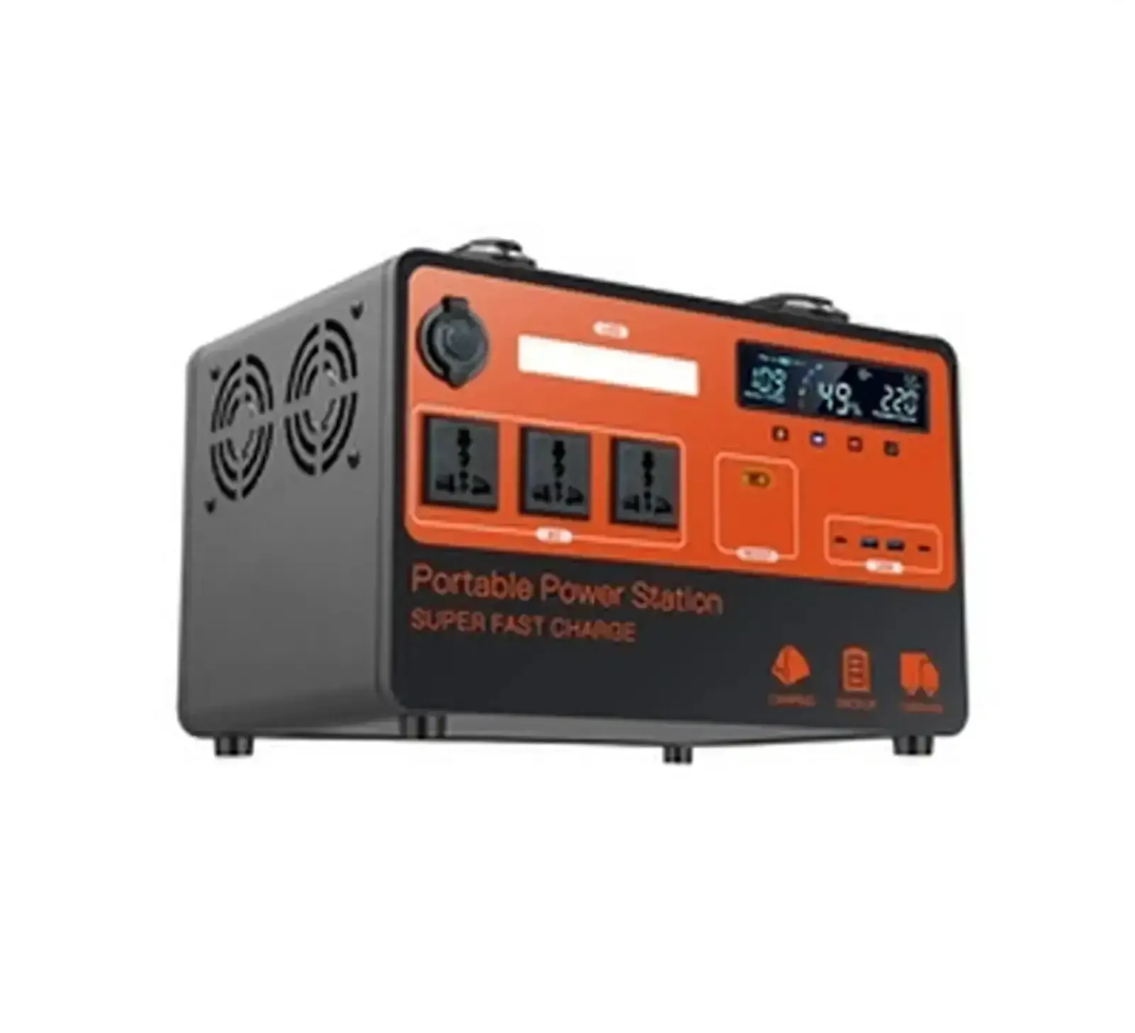 Портативная электростанция Zkon, 1800 Вт, 220 Вт, Вт, в, солнечный генератор