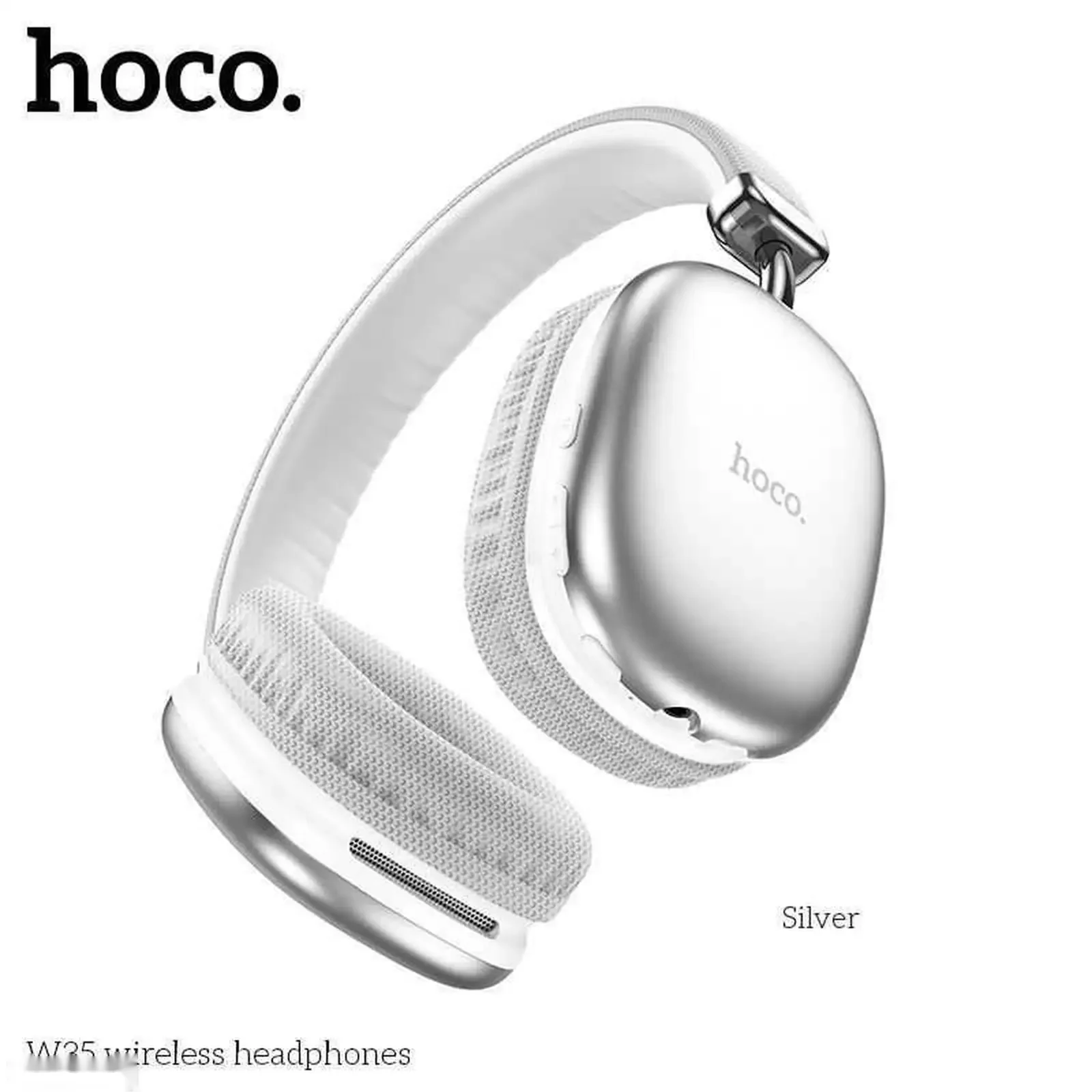 Наушники беспроводные накладные HOCO W35 silver — фото 3