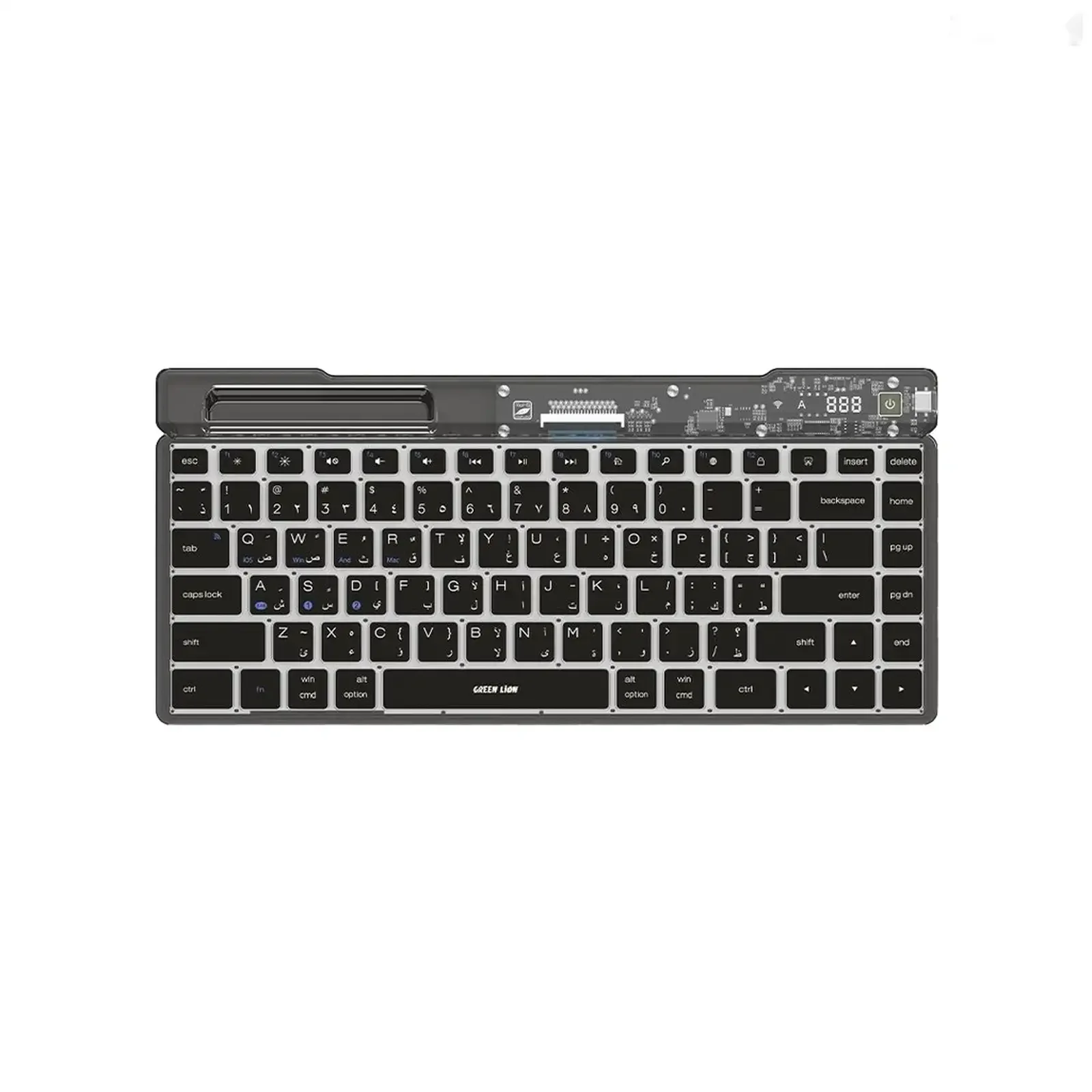 Клавиатура Green Lion Transparent Keyboard Scissor Foot Structure — фото 2