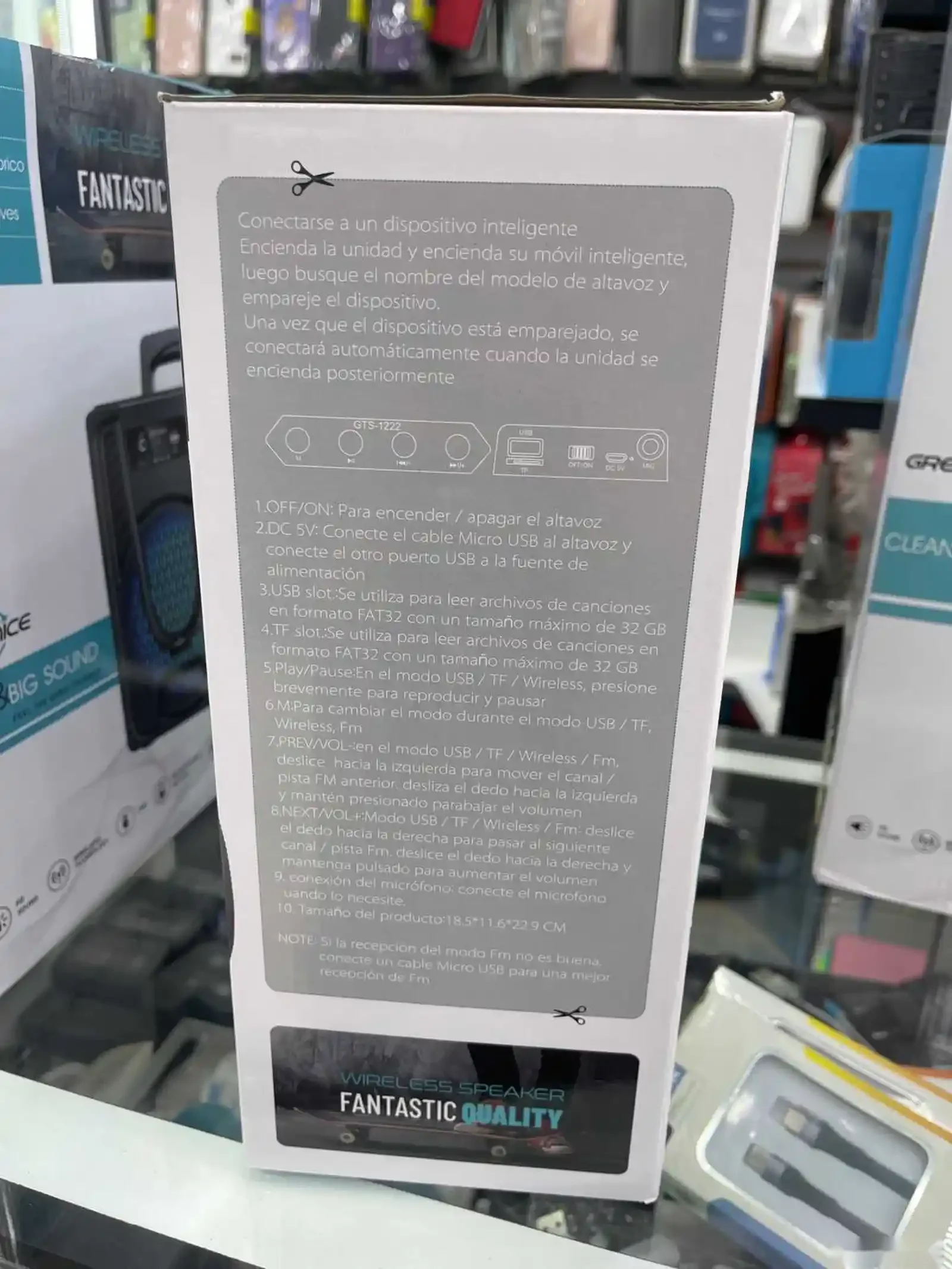 Колонка Wireless GTS - 1222 — фото 2