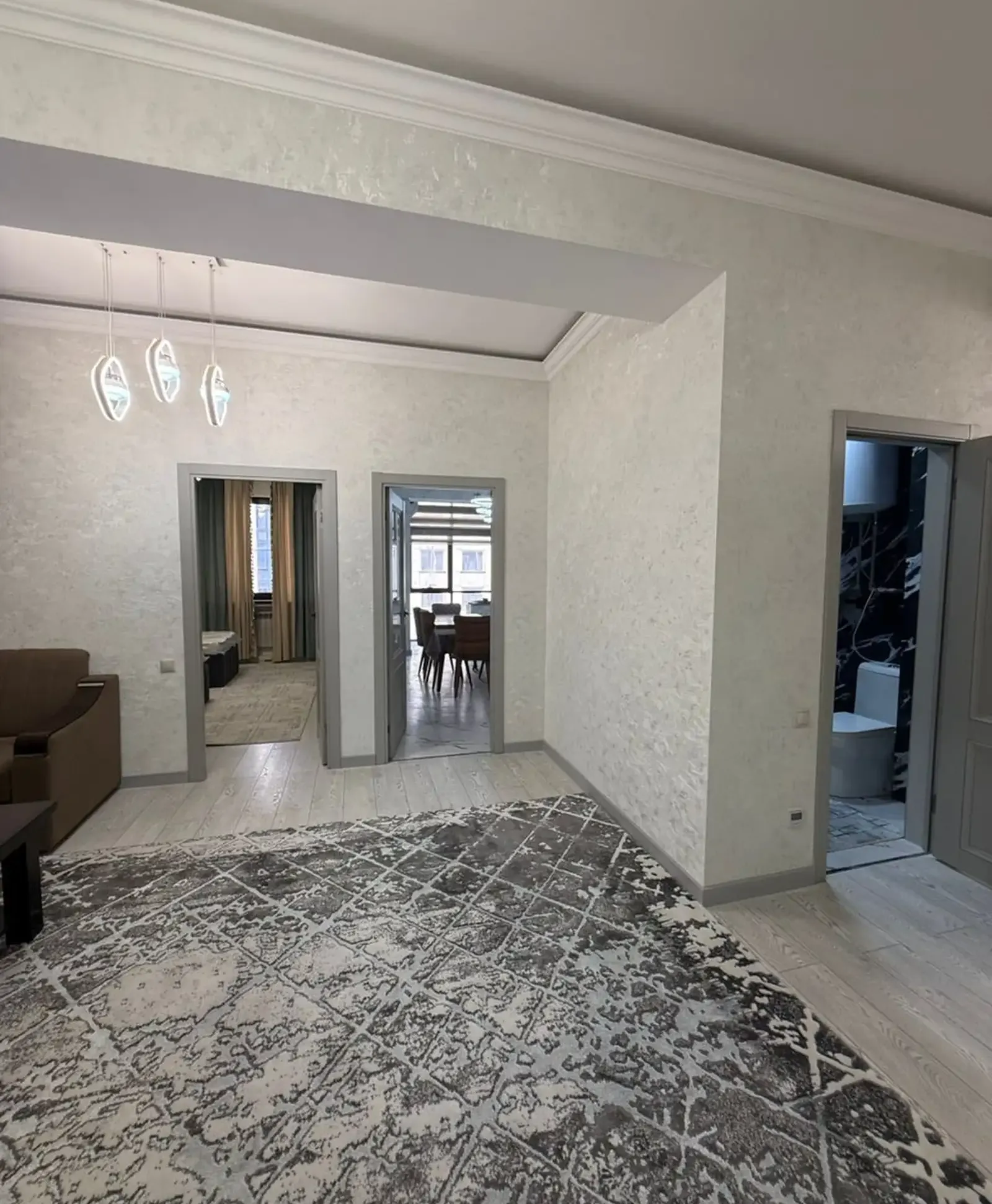 3-комн. квартира, 11 этаж, 135м², Гранд Отель, Пули Сангин, Ёвар.