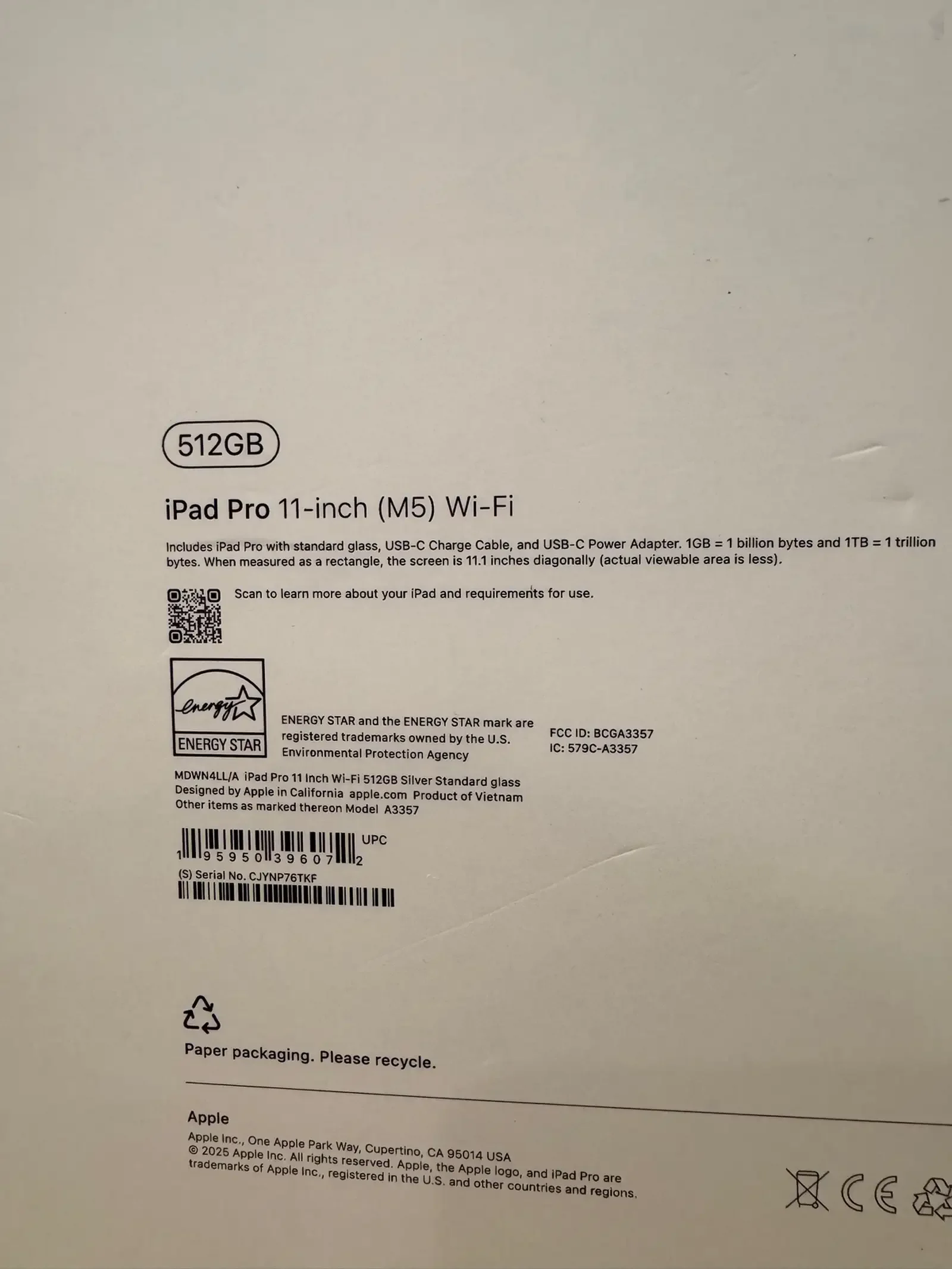 Планшет Apple iPad Pro 11 дюймов M5 512 WiFi — фото 3