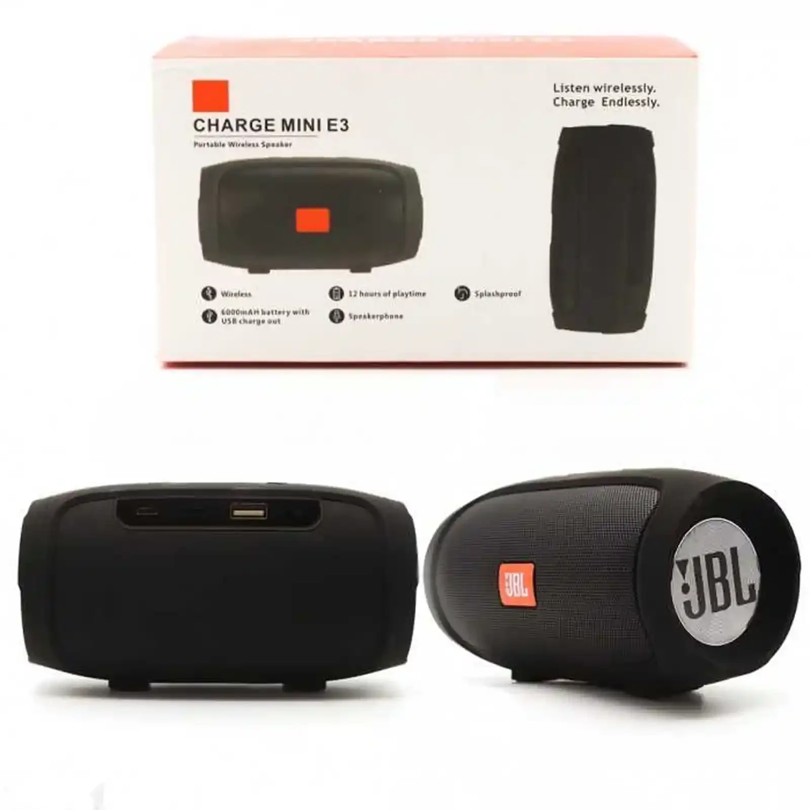Колонка JBL Charge e3 mini — фото 4