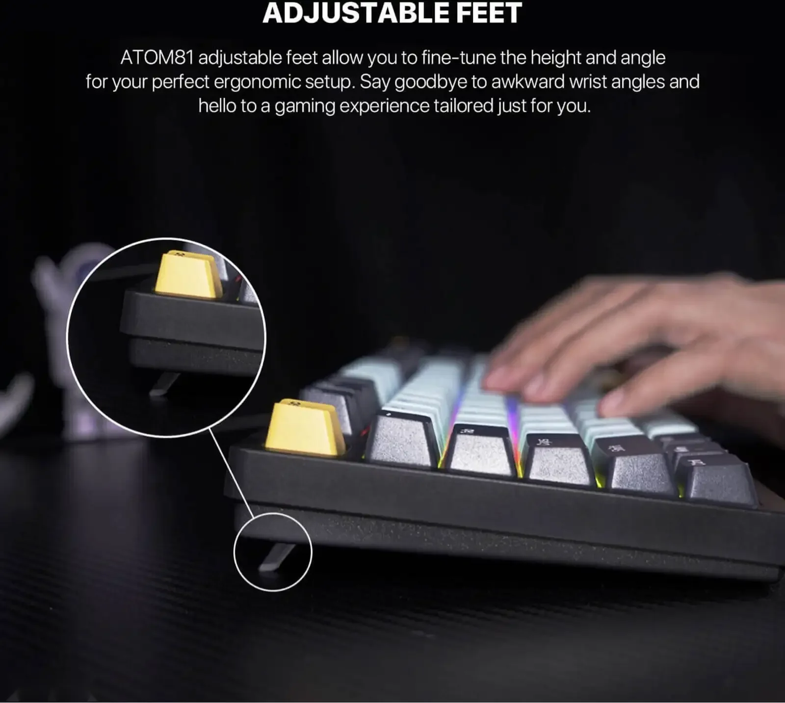 Механическая игровая клавиатура Fantech ATOM81 MK875V2 — фото 3