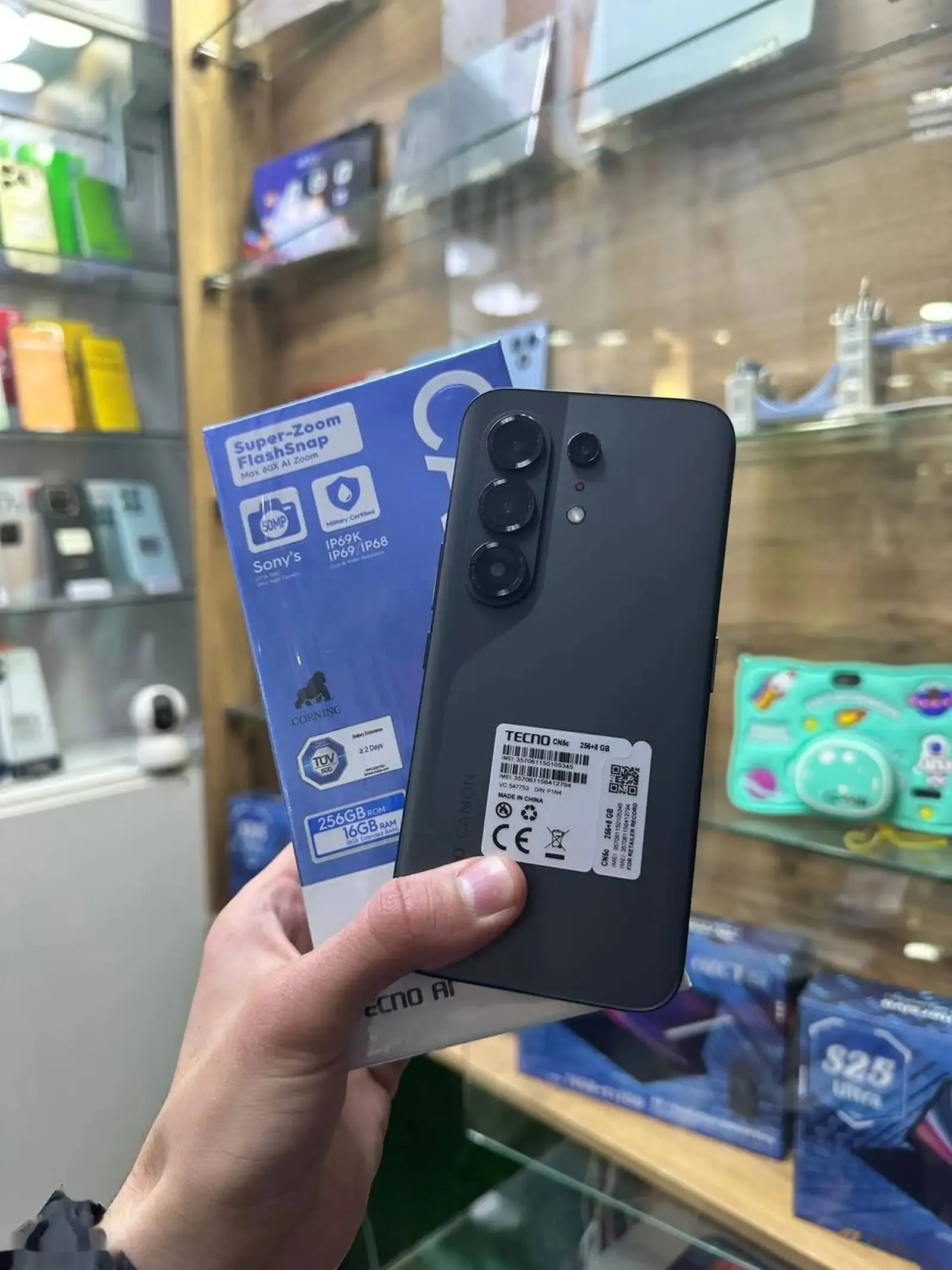 Tecno Camon 50 pro 8+8/256Gb 6500Мач Titanium