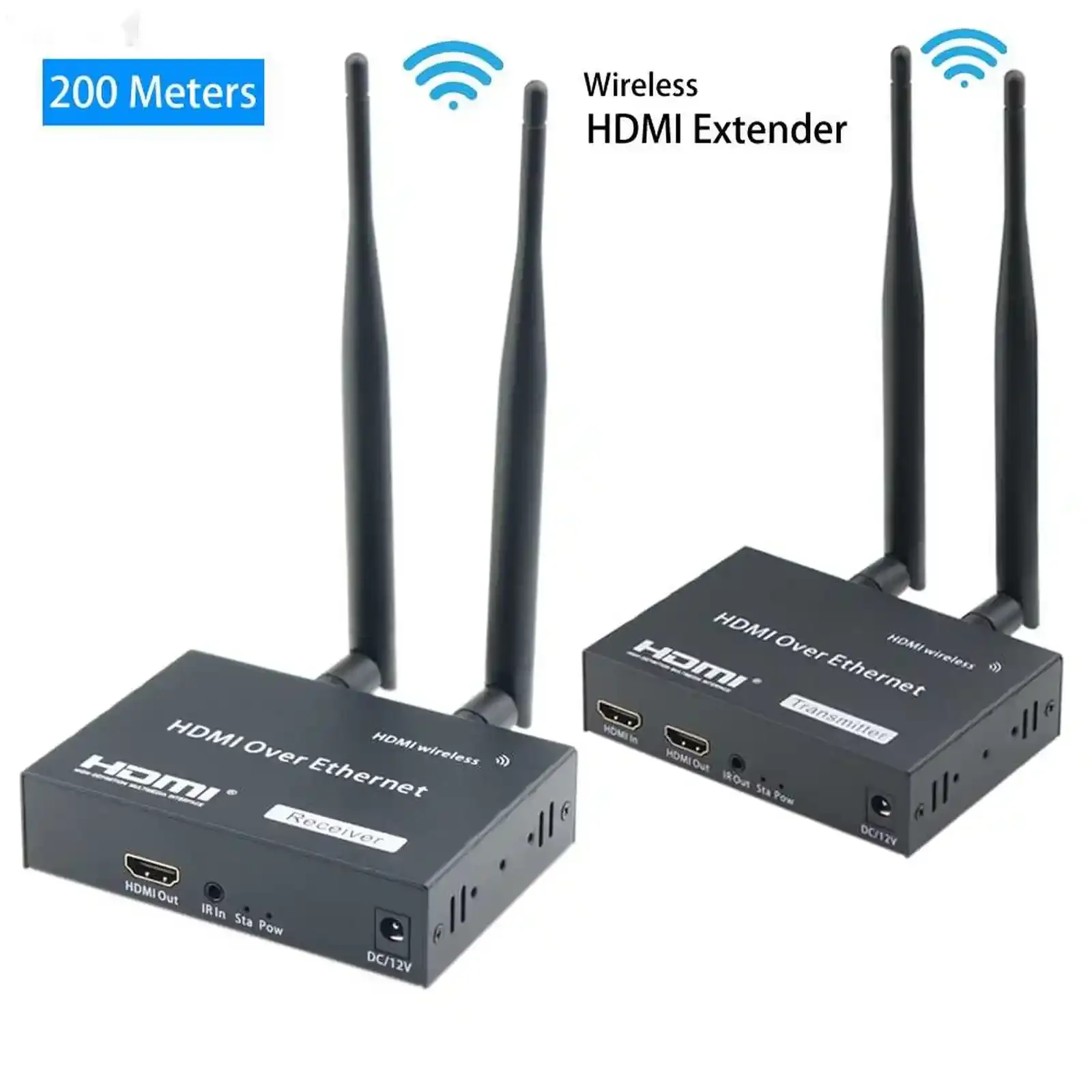 Беспроводной HDMI удлинитель 200m HDMI Wireless Extemder — фото 2