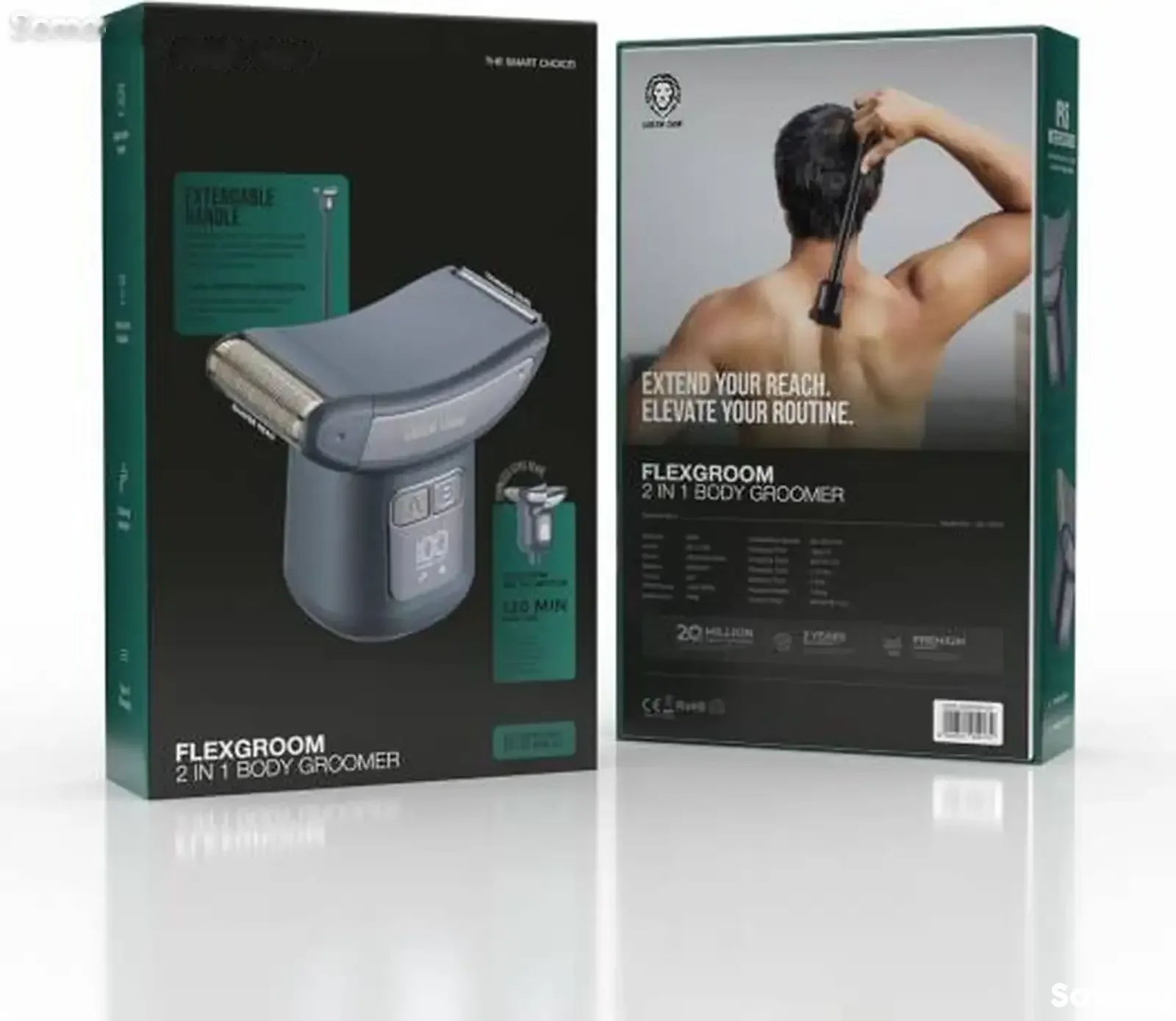 Триммер для тела Green Lion Flexgroom 2 in 1 Body Groomer синий