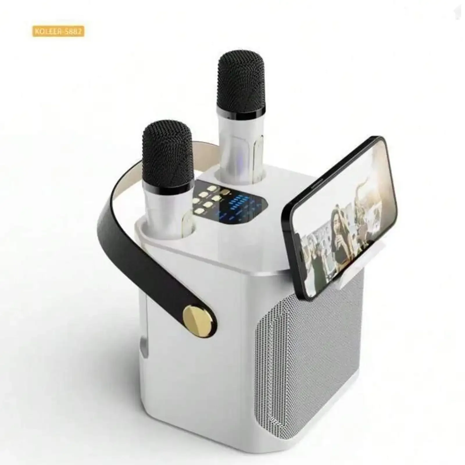 Беспроводная колонка Koleer S882 с караоке 10W TF USB Караоке — фото 5