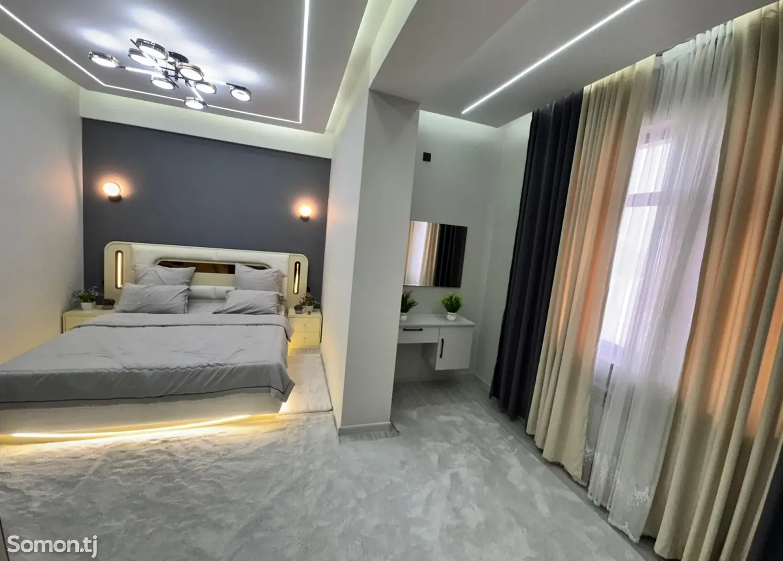 2-комн. квартира, 20 этаж, 72 м², Шохмансур