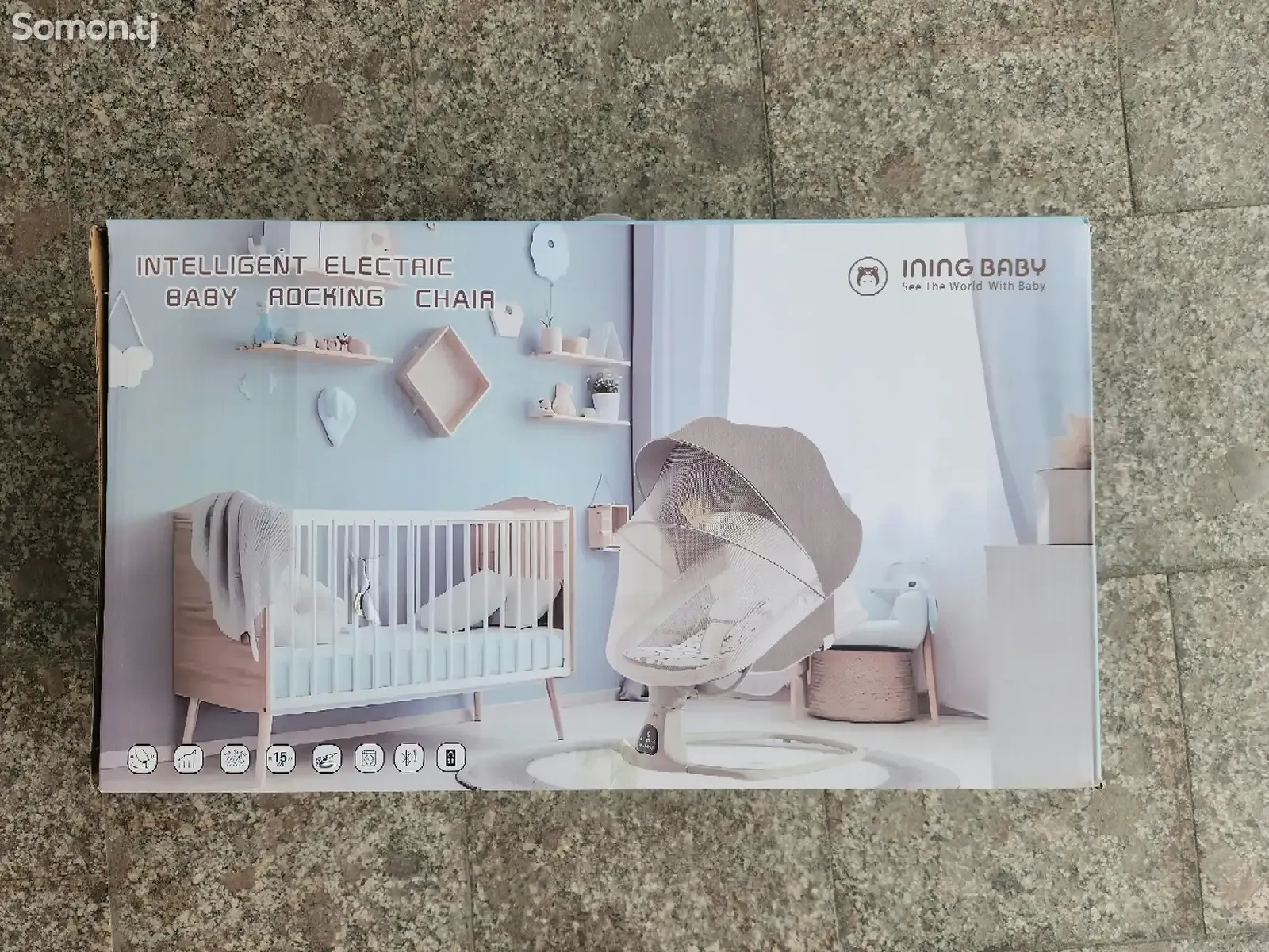 Шезлонг-качалка Ining Baby3 в 1