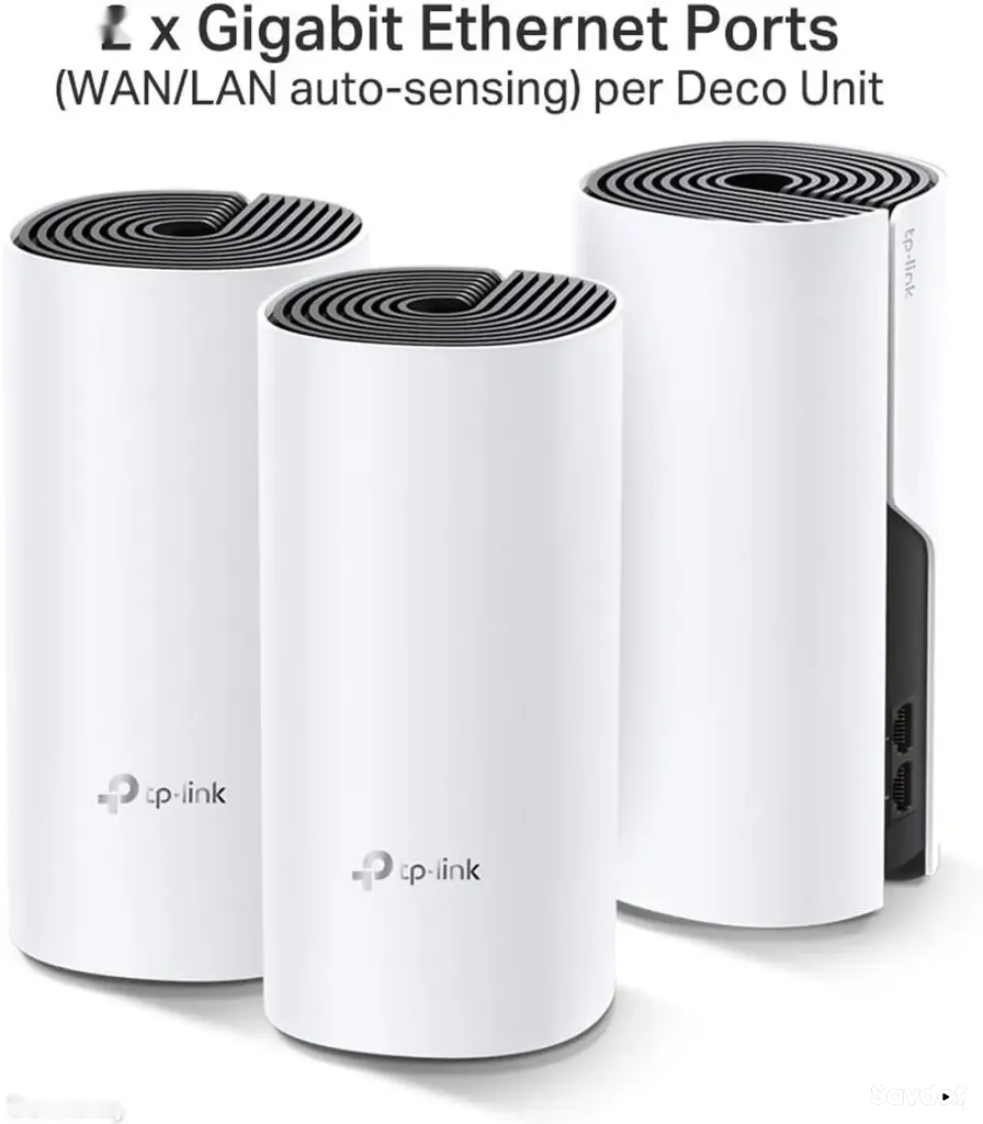 Роутер Mesh Wi-Fi система TP-Link Deco M4 AC1200 3-Pack, до 370 м2