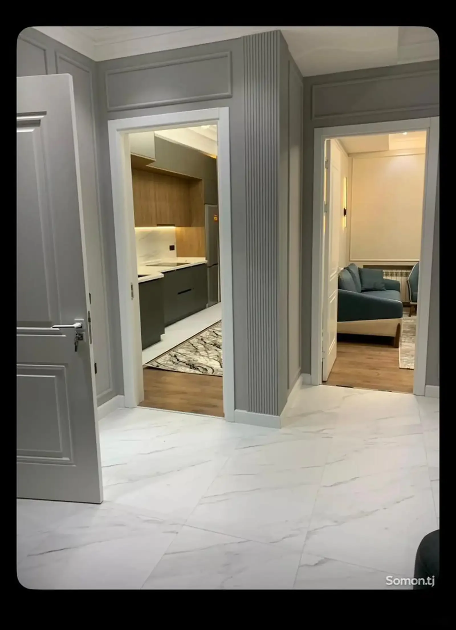 2-комн. квартира, 10 этаж, 60м², Сомони — фото 2