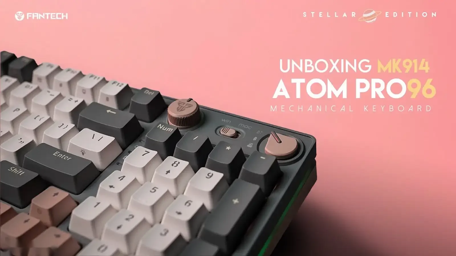 Беспроводная механическая игровая клавиатура Fantech ATOM PRO96 MK914 — фото 3