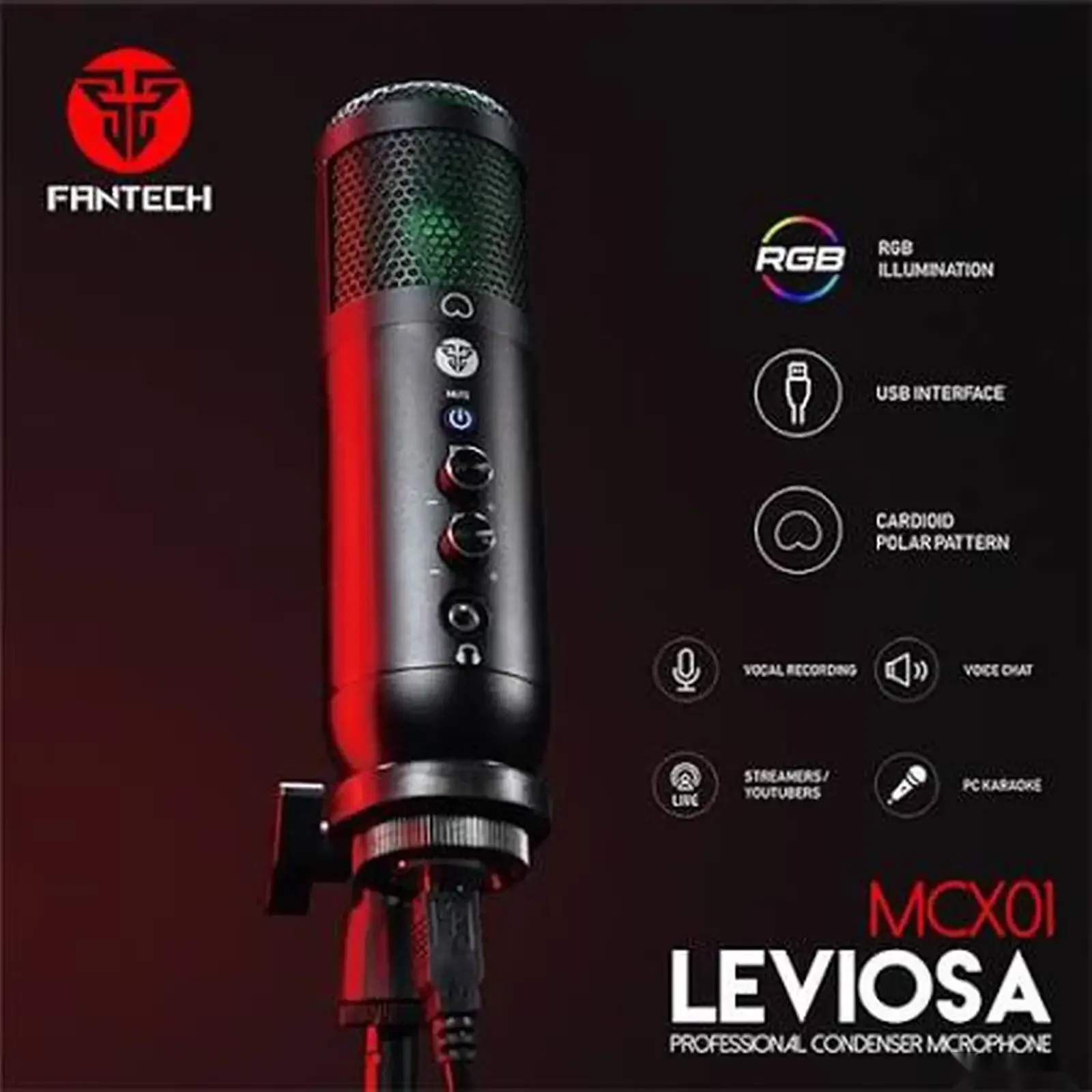 Микрофон Fantech Leviosa MCX01 — фото 2
