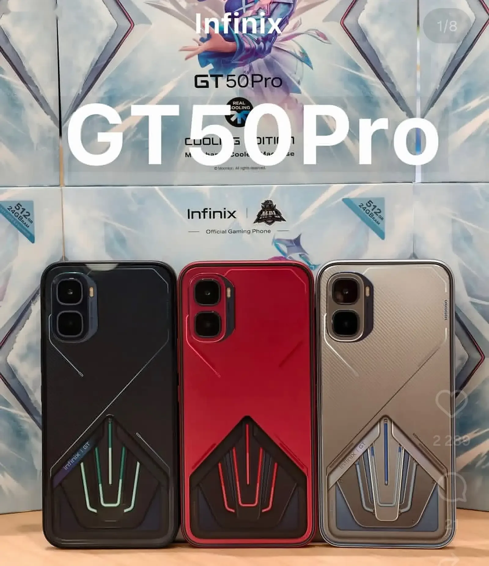 Infinix GT 50pro 24/256Gb black — фото 4