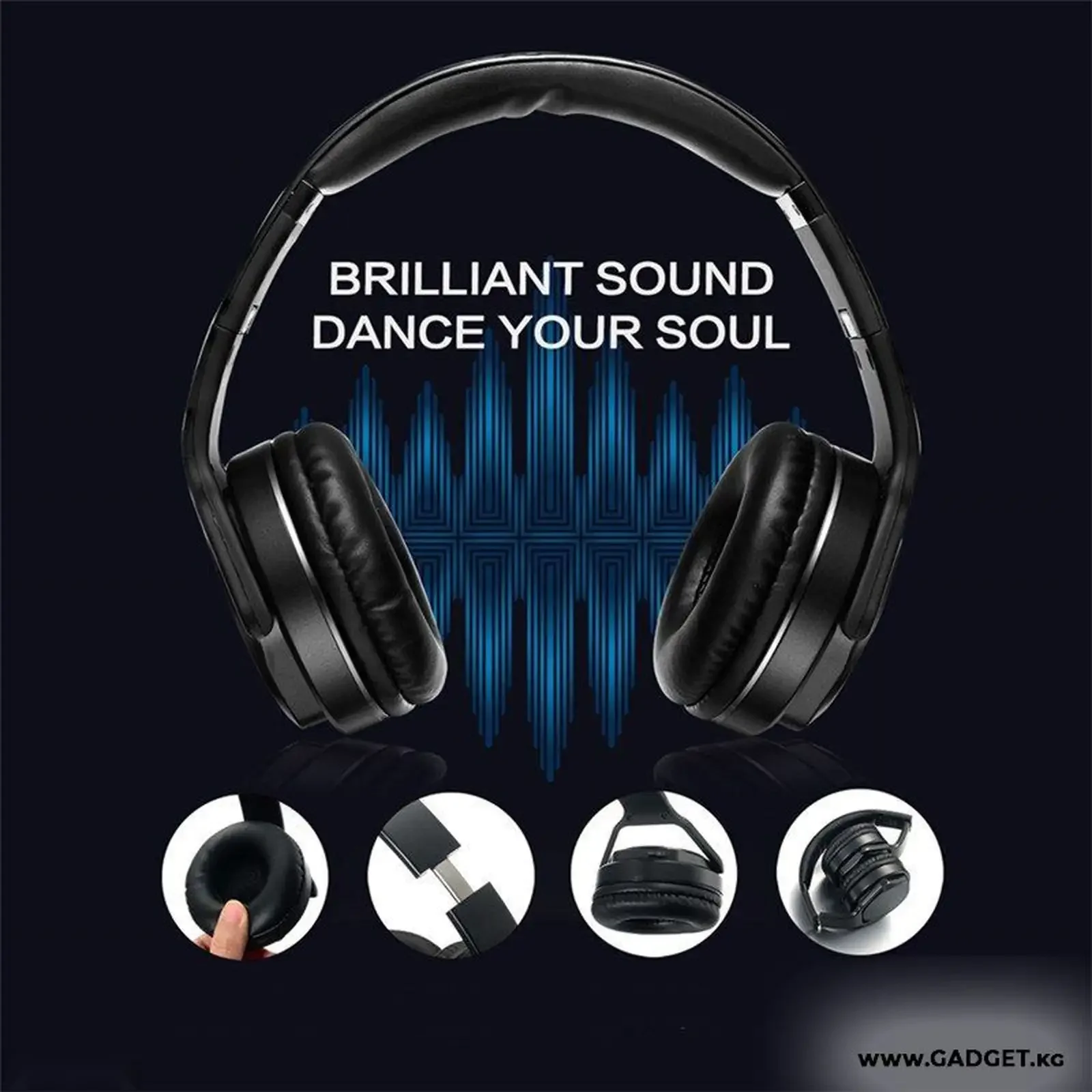 Беспроводные наушники Sodo MH3 Bluetooth — фото 3