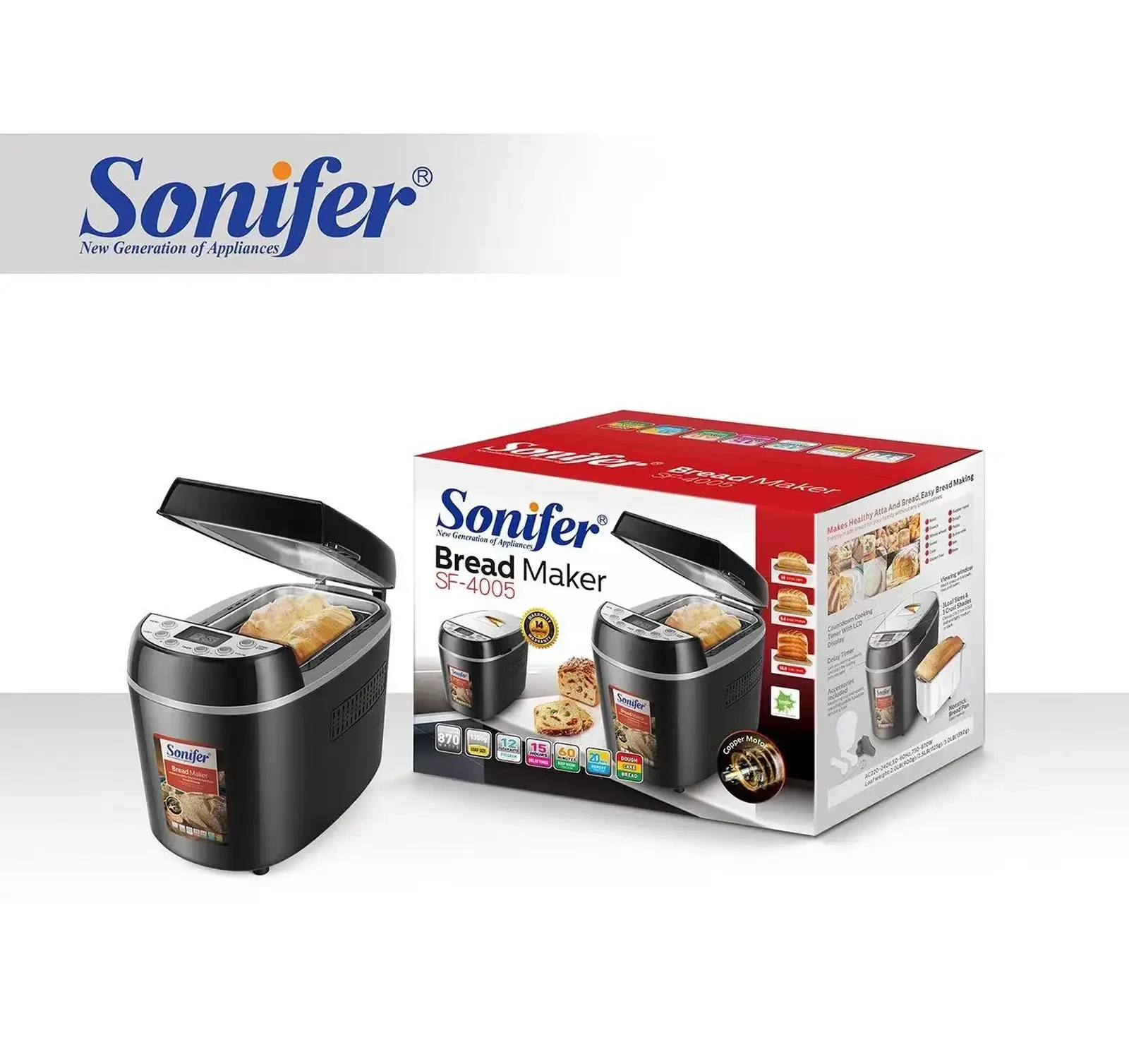 Хлебопечка Sonifer SF-4005