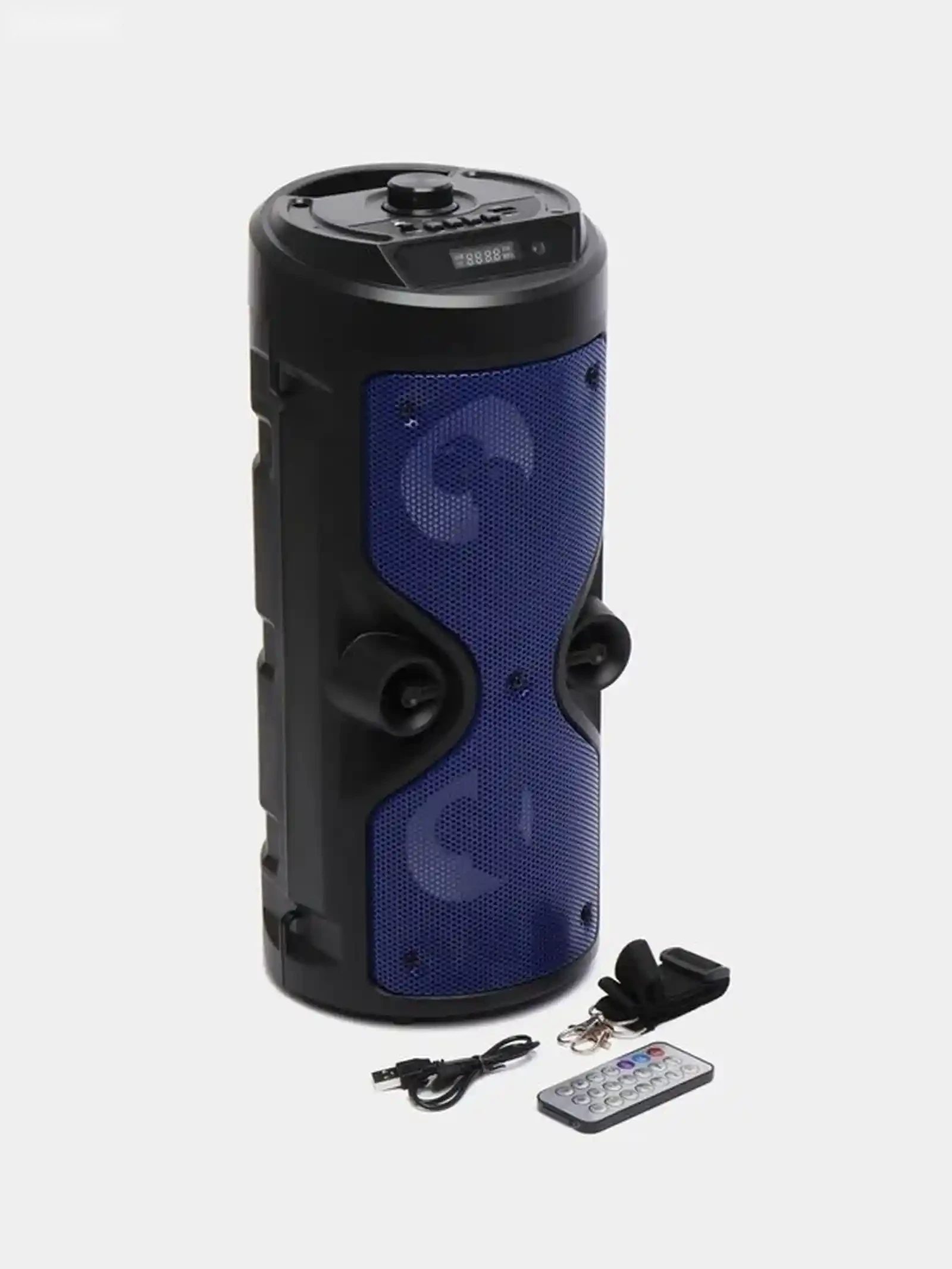 Портативная колонка bt speaker zqs-4209 bluetooth, fm, mp3 и подсветкой