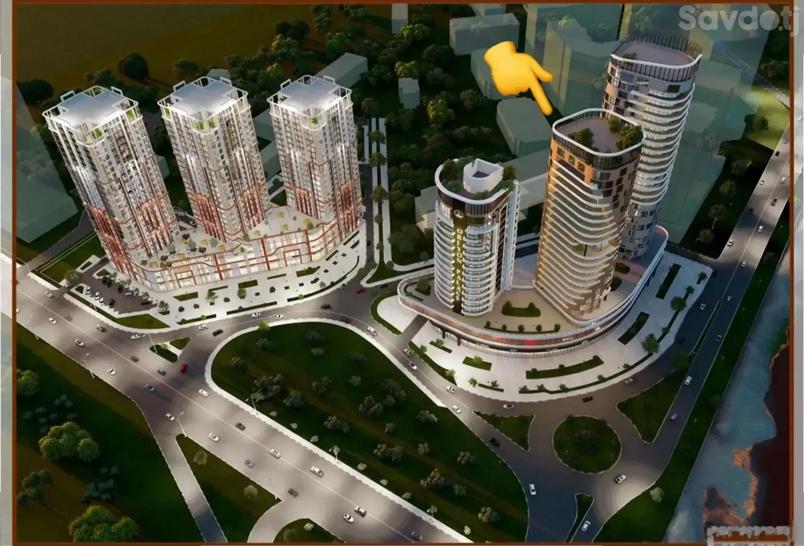2-комн. квартира, 16 этаж, 122 м², Ресторан Сим-Сим