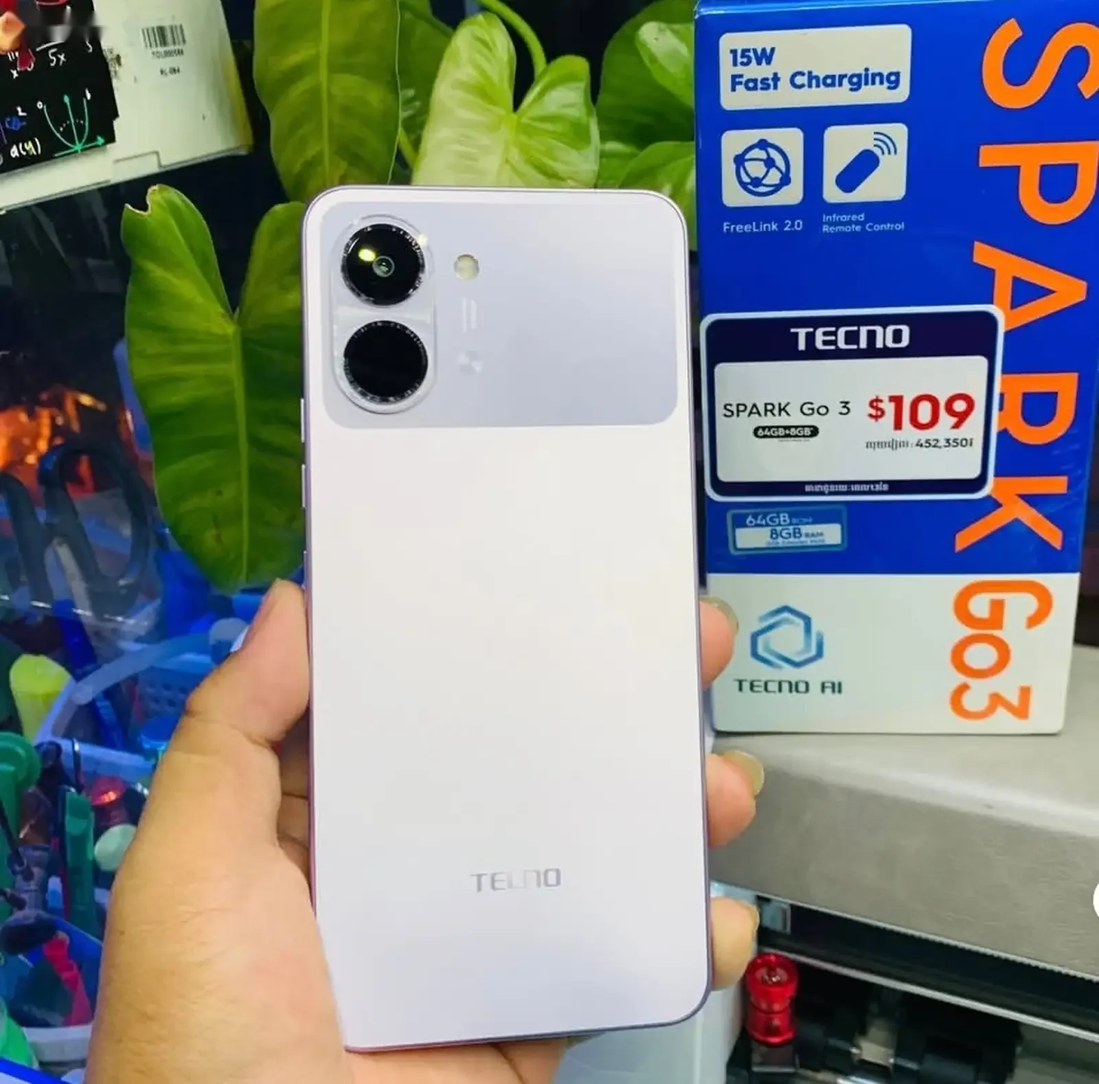 Tecno Spark Go 3 4+4/128Gb black — фото 3