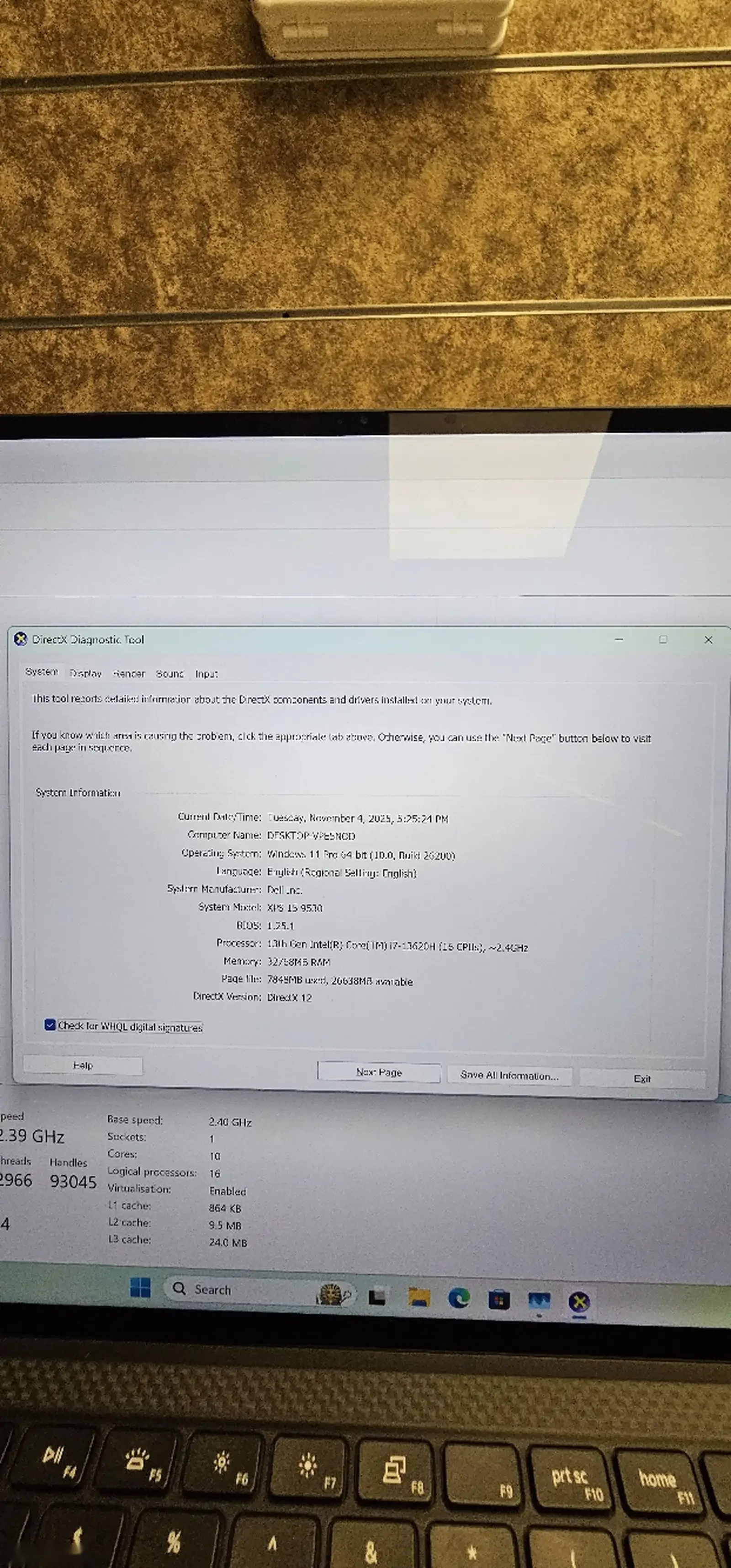 Ноутбук Dell XPS 9530 i7 13gen — фото 3