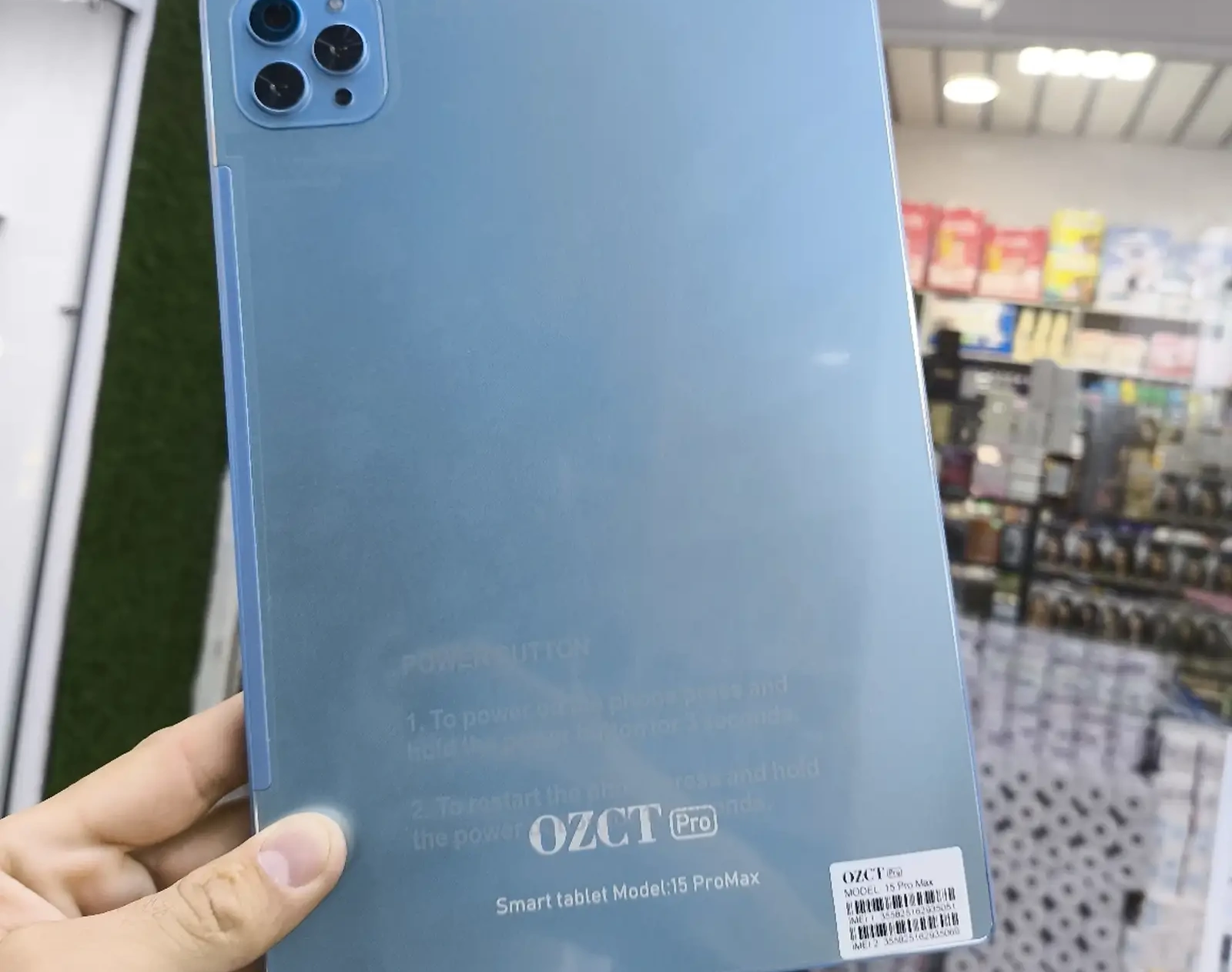 Планшет OZCT 15 Pro Max 8/512Gb blue