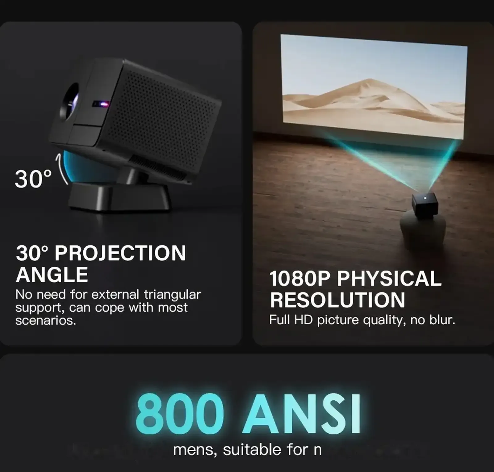 Смарт проектор и игровая приставка smart projector p50 max