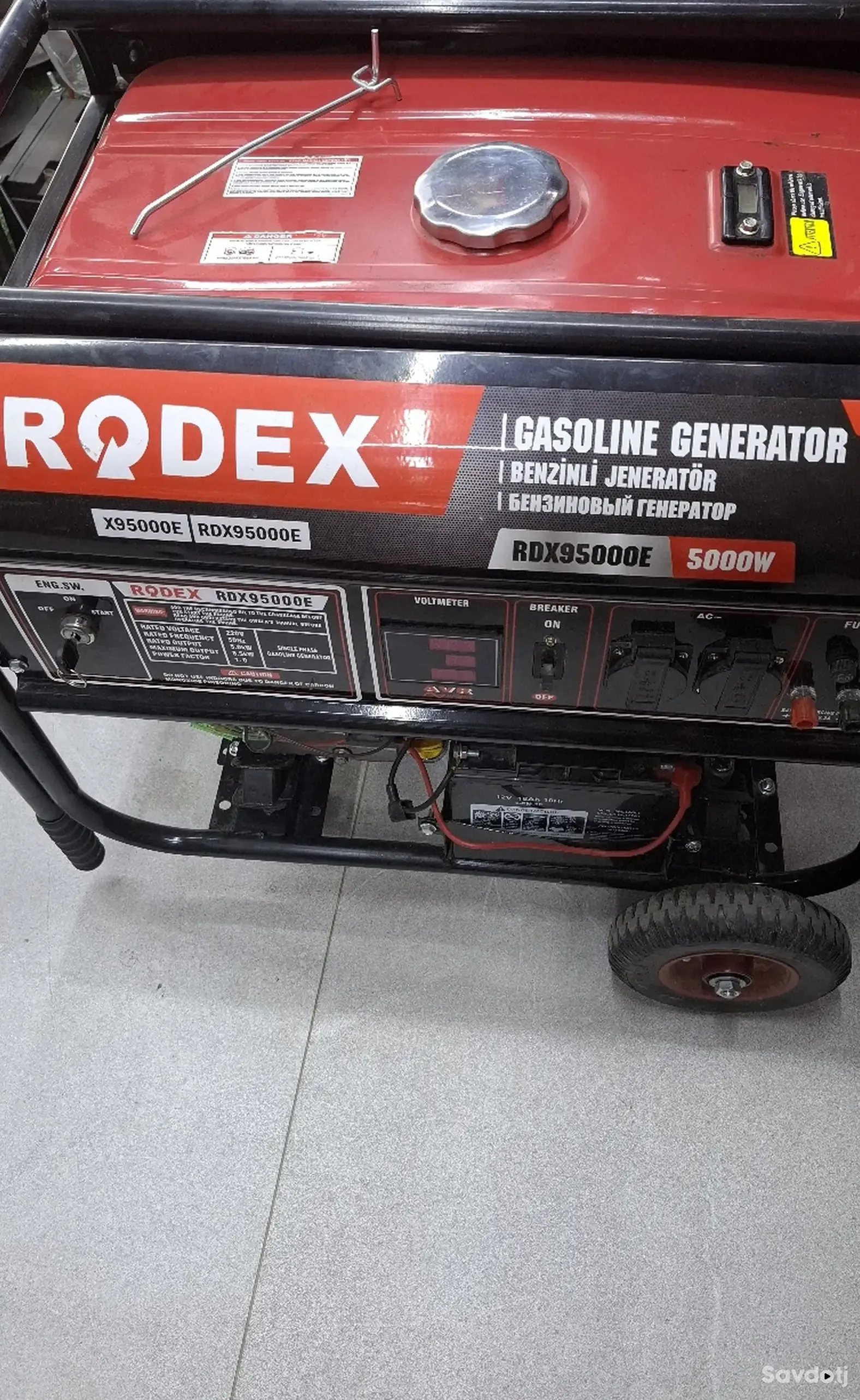 Гннератор Бензиновый Rodex 5кв