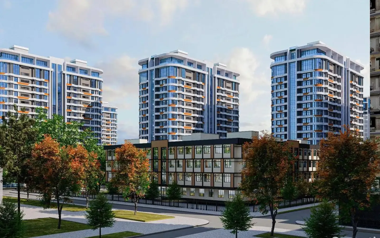 1-комн. квартира, 2 этаж, 48 м², Славянский- Пойтахти Диёрам