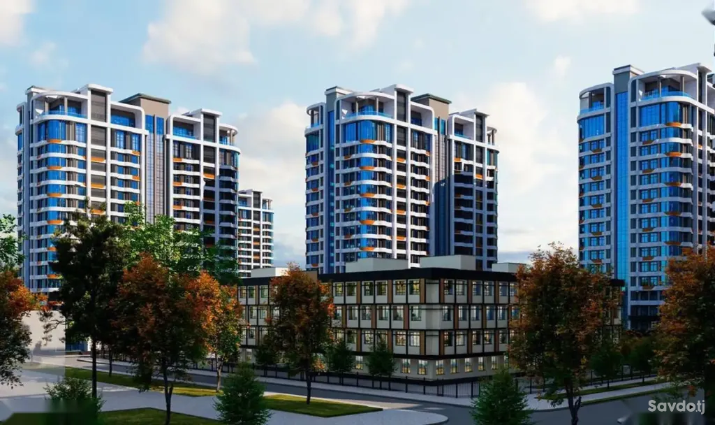 2-комн. квартира, 9 этаж, 62 м², Ашан, Центр, Хлебзавод, Исмоили Сомони