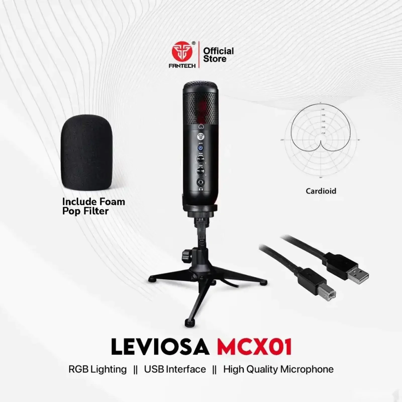 Микрофон Fantech Leviosa MCX01 — фото 3