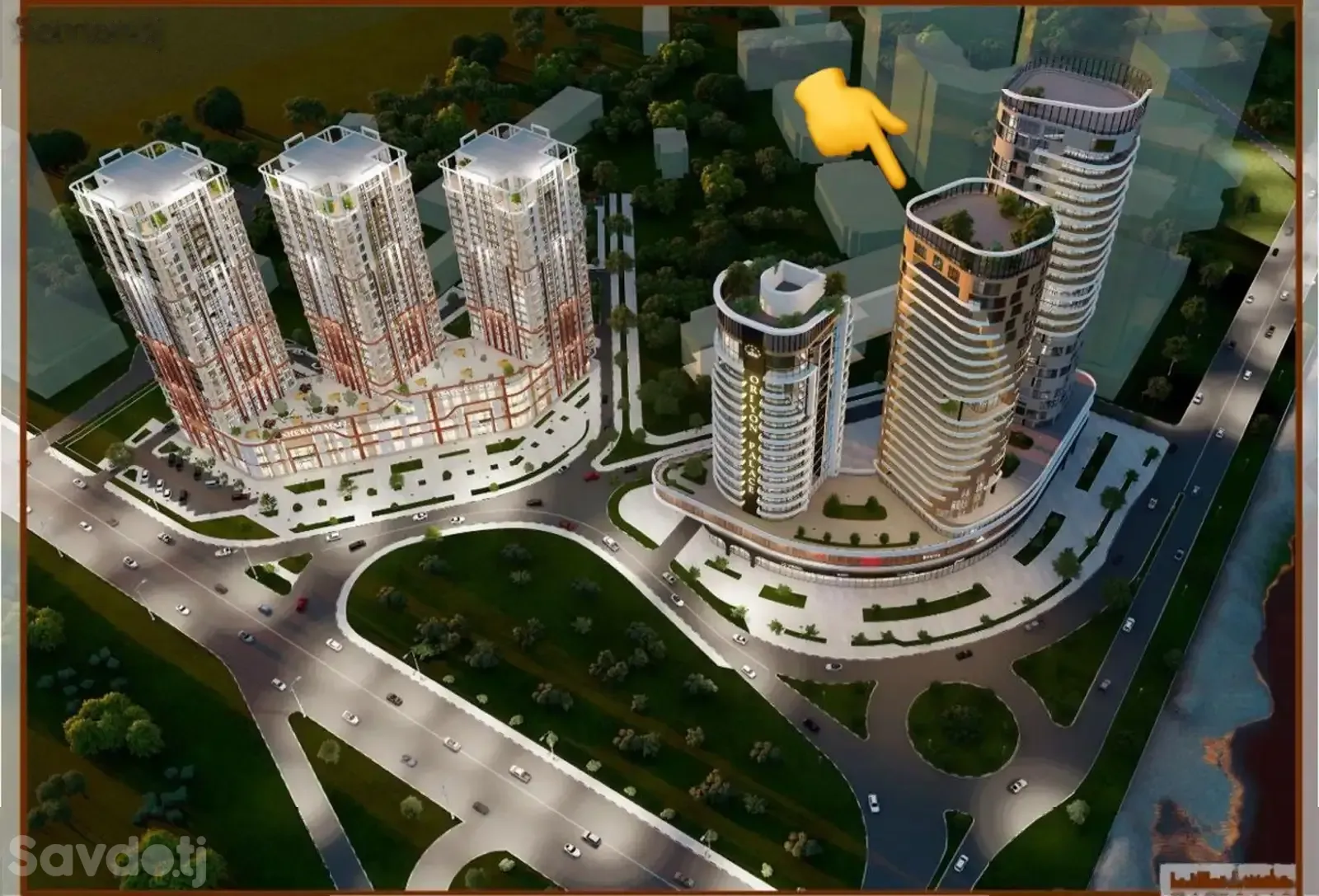1-комн. квартира, 16 этаж, 75 м², Ресторан Сим-Сим