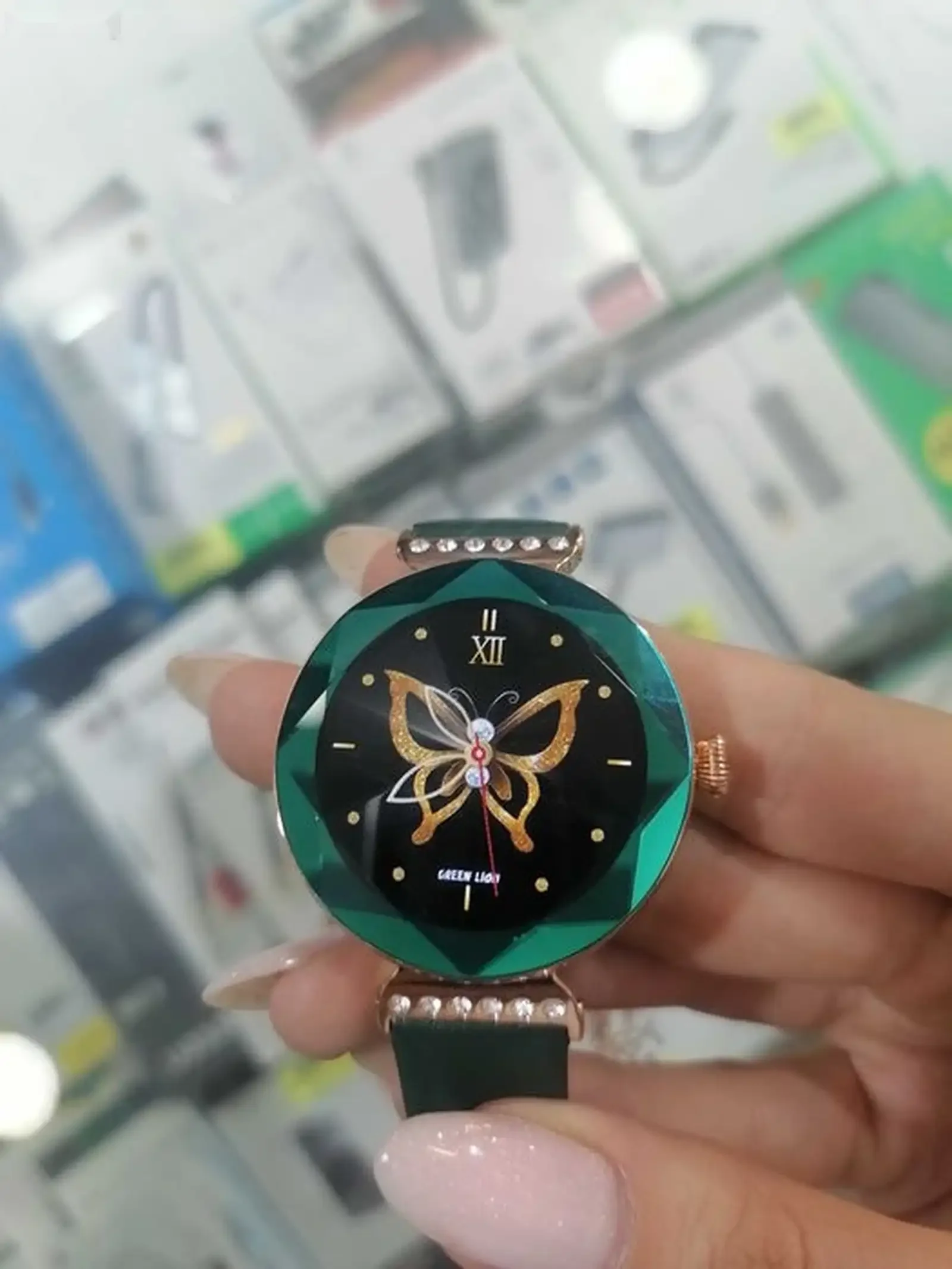 Умные часы Green Lion Swarovski Smart Watch синий — фото 2