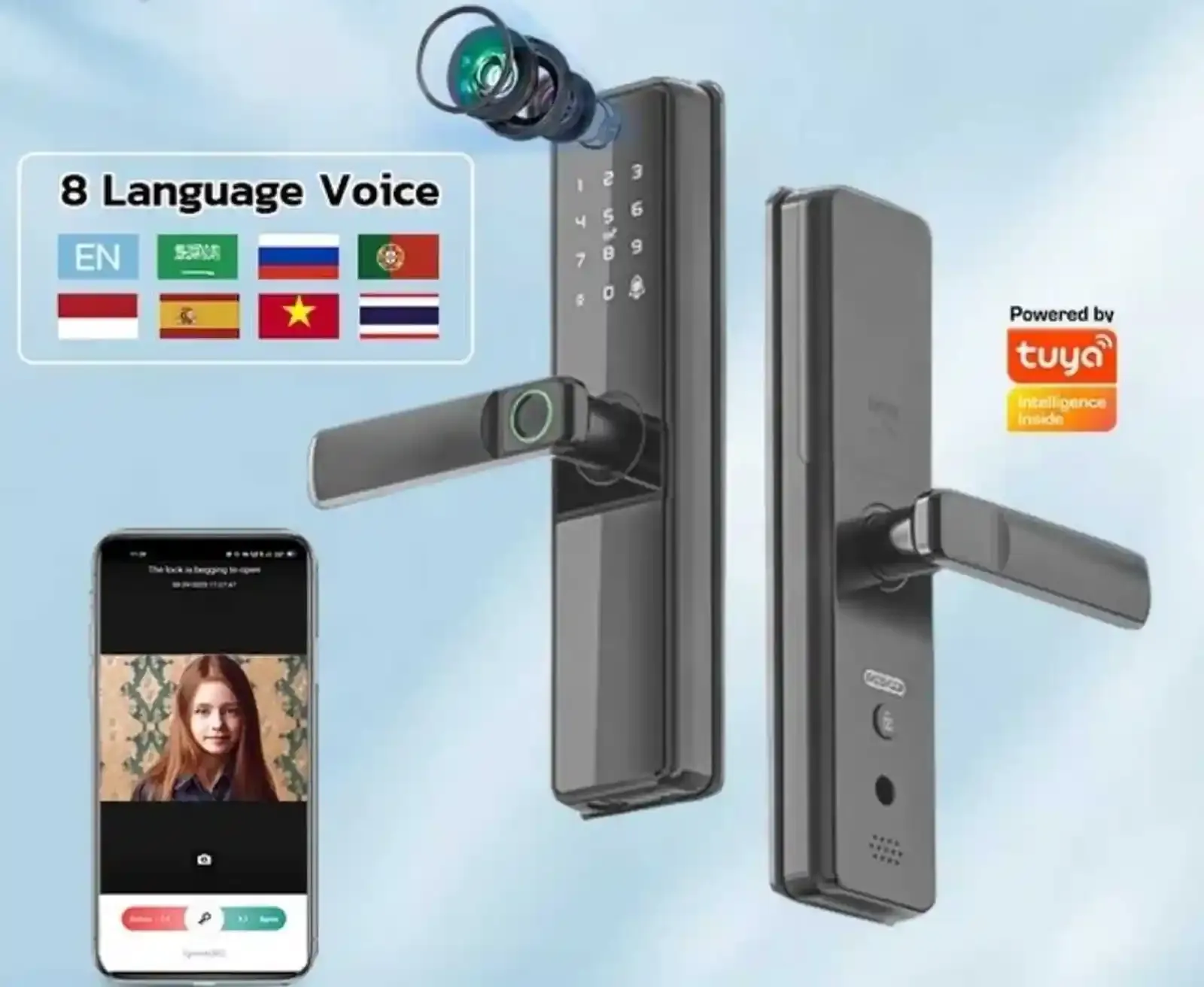 Умный замок Wi-Fi Bezopasnosttj