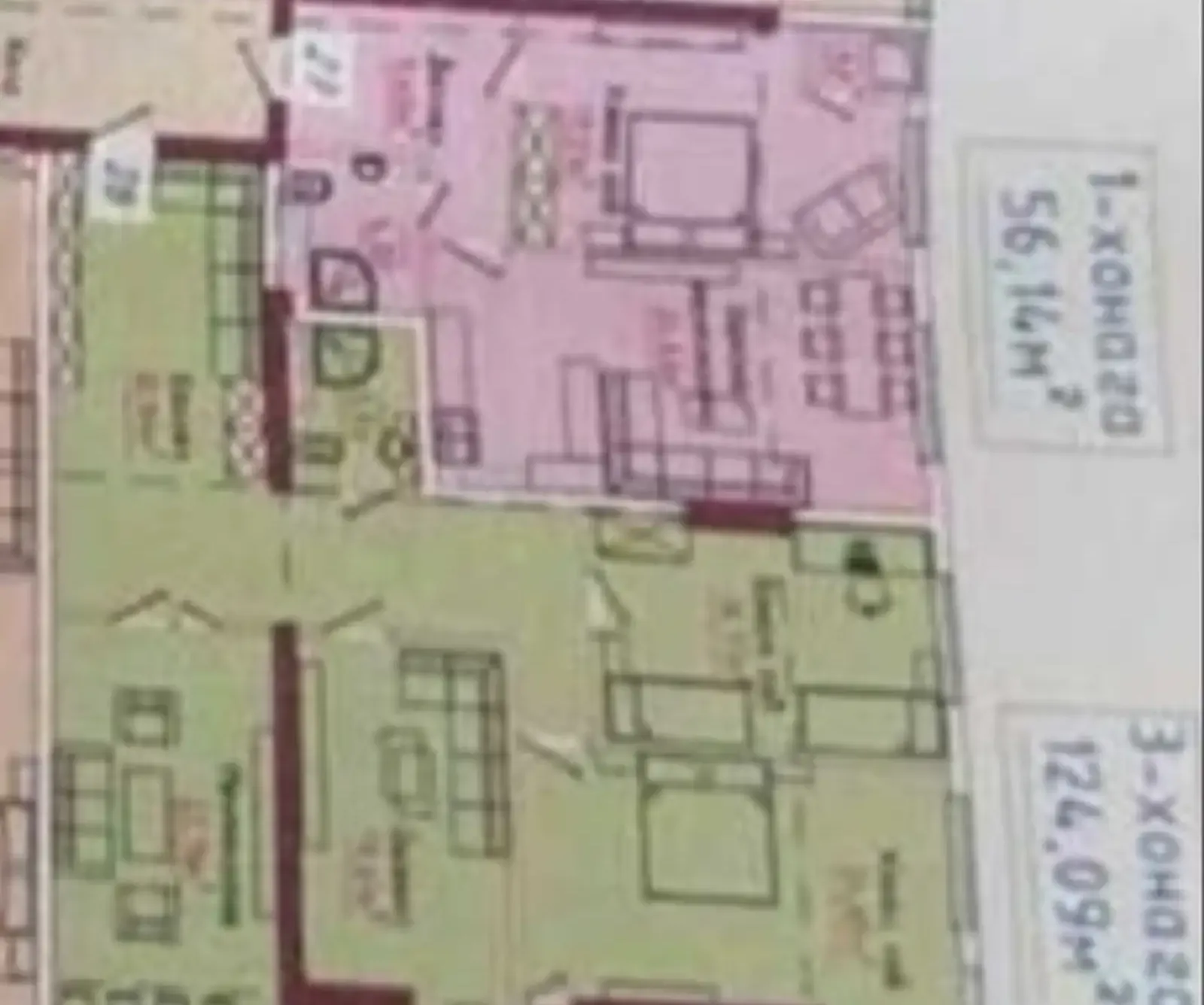 3-комн. квартира, 14 этаж, 124 м², Сино