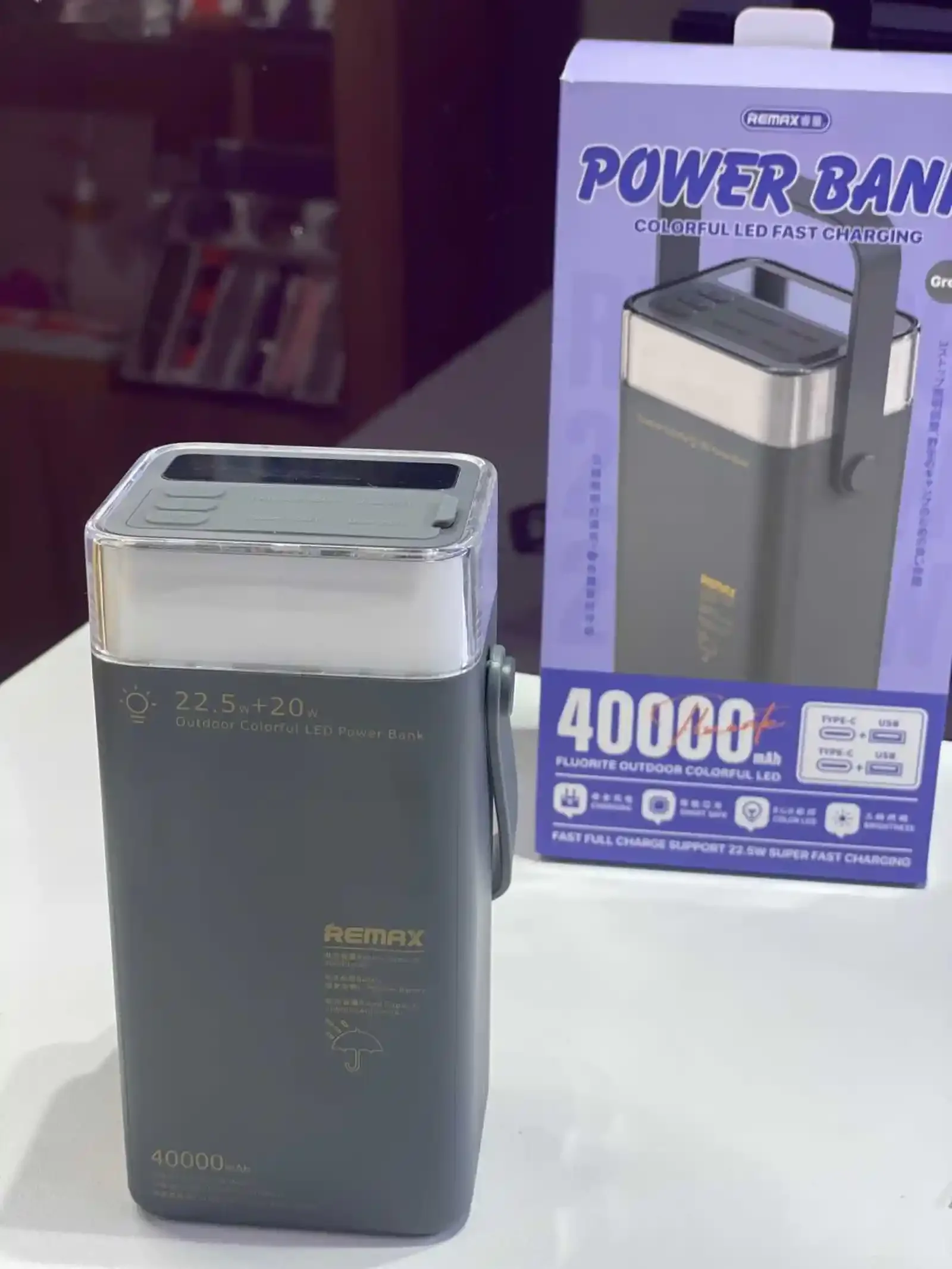 Внешний аккумулятор Remax Powerbank RPP-596 -40000mah — фото 2