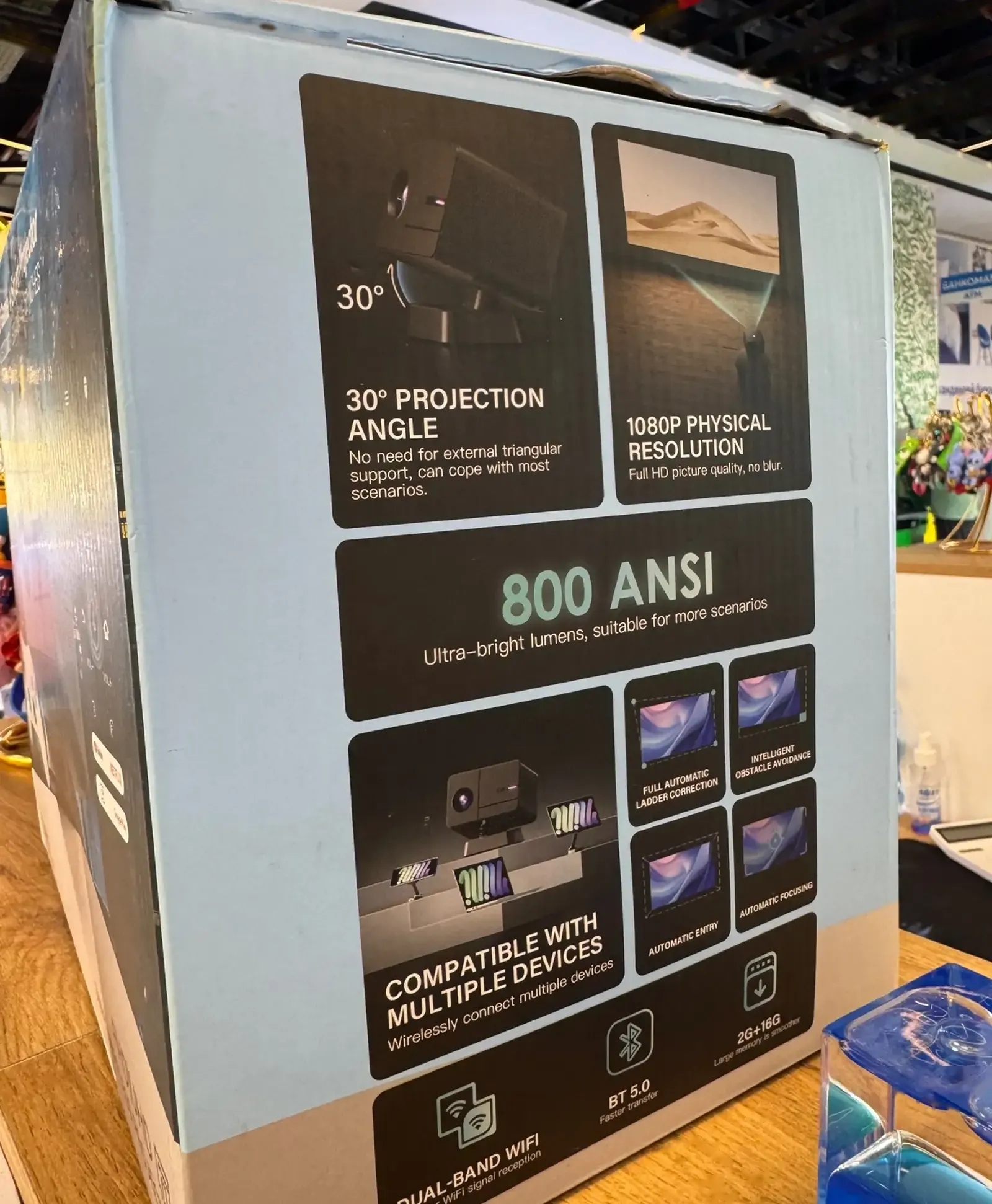 Смарт проектор и игровая приставка smart projector p50 max